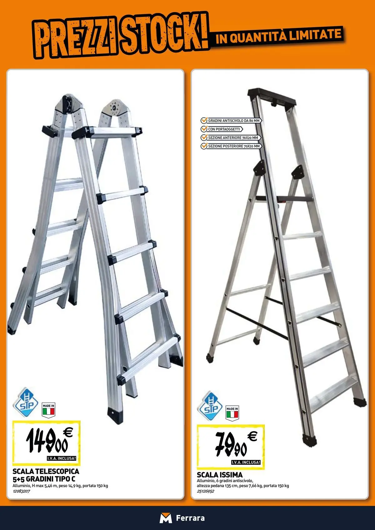 Nuovo TECNOMAT - Straordinari prezzi stock! dal 30/07/2026 > offerte anteprima 🛍️ | Pagina: 14 | Prodotti: Scala
