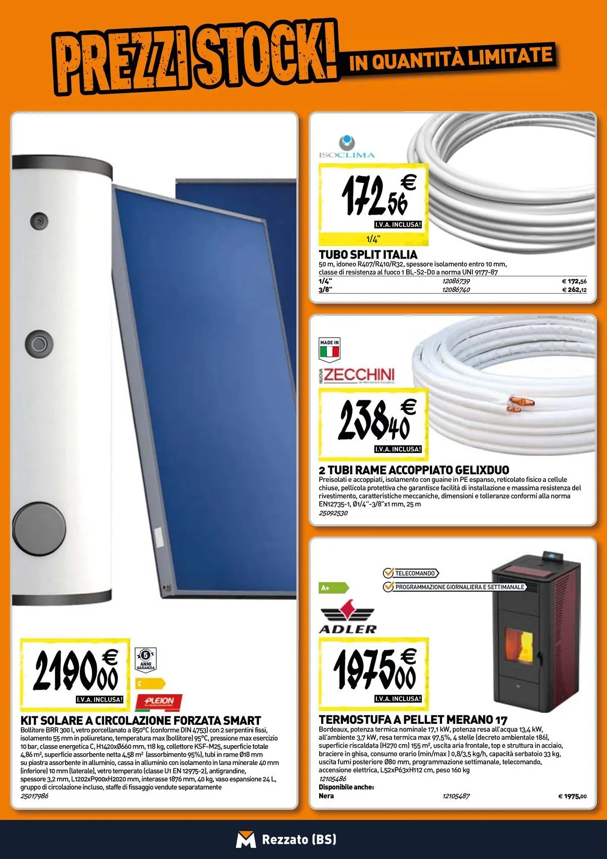 Nuovo TECNOMAT - Straordinari prezzi stock! dal 30/07/2026 > offerte anteprima 🛍️ | Pagina: 8 | Prodotti: Top, Tubo, Alluminio, Bollitore