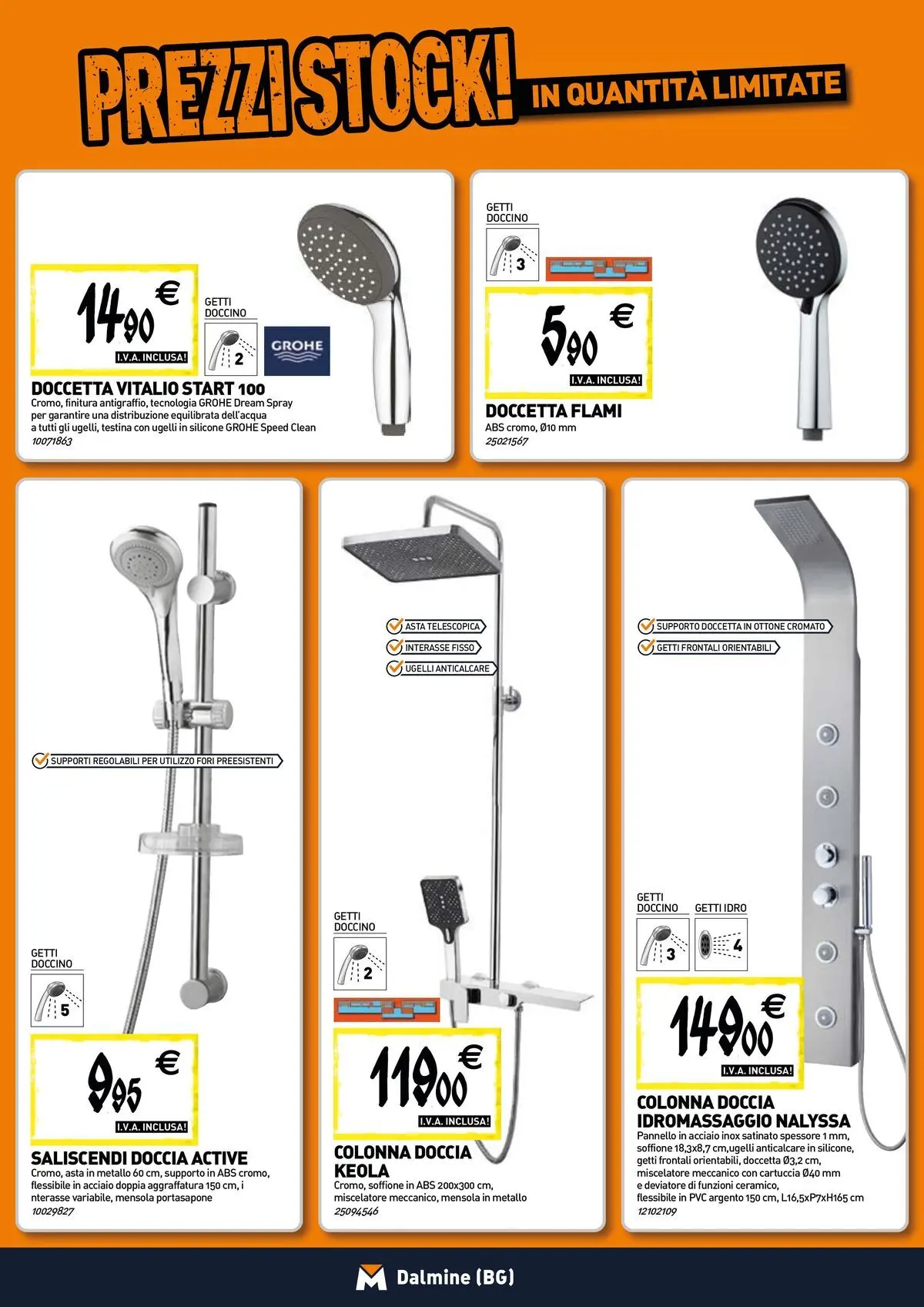 Nuovo TECNOMAT - Straordinari prezzi stock! dal 30/07/2026 > offerte anteprima 🛍️ | Pagina: 3 | Prodotti: Miscelatore, Silicone, Mensola, Doccia