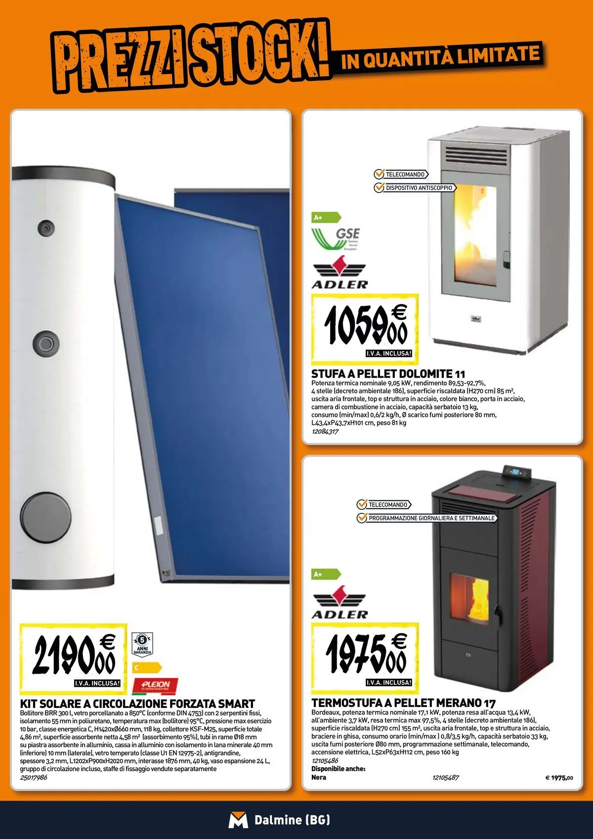 Nuovo TECNOMAT - Straordinari prezzi stock! dal 30/07/2026 > offerte anteprima 🛍️ | Pagina: 8 | Prodotti: Pellet, Stufa, Top, Vaso