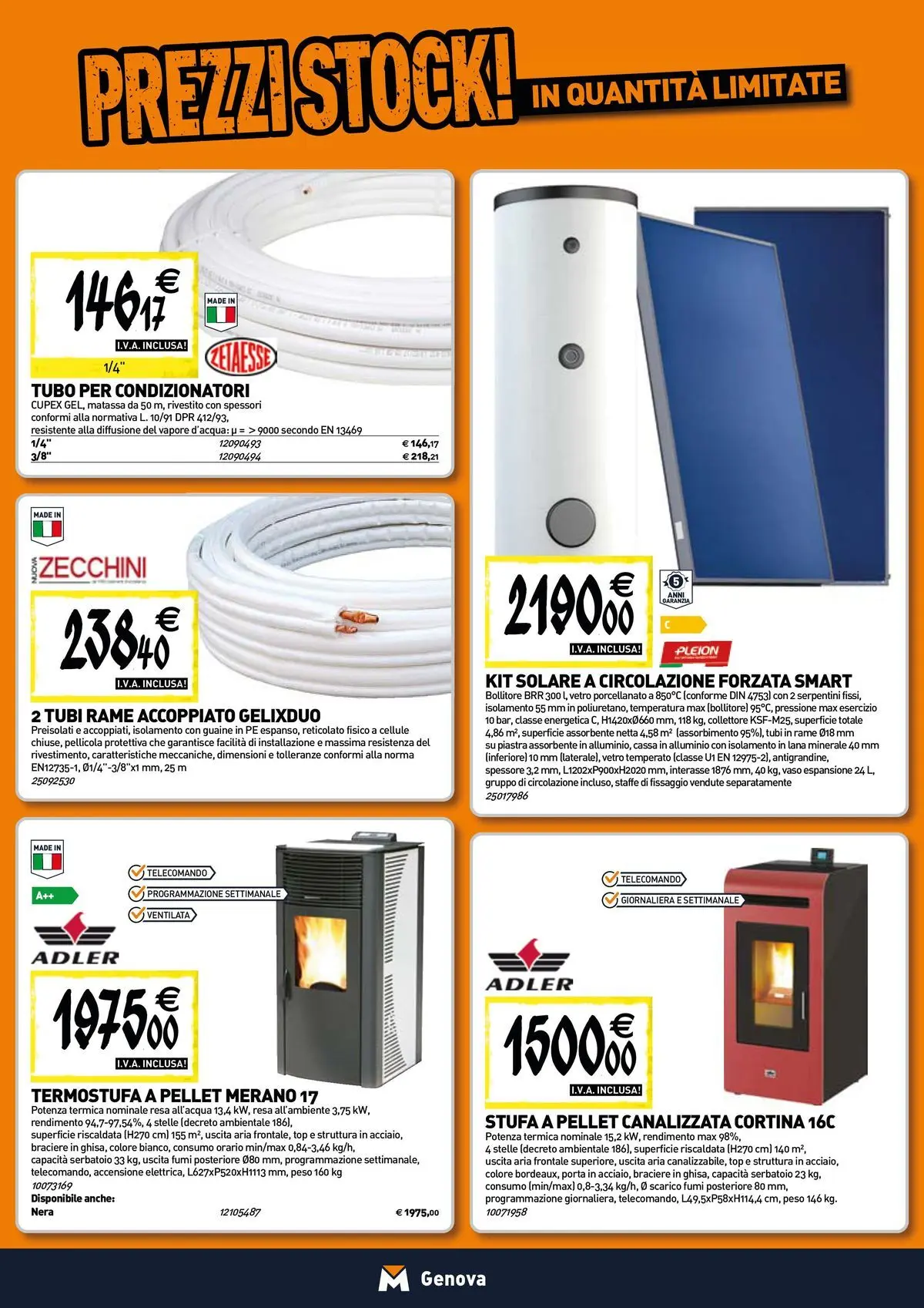 Nuovo TECNOMAT - Straordinari prezzi stock! dal 30/07/2026 > offerte anteprima 🛍️ | Pagina: 7 | Prodotti: Telecomando, Stufa, Pellicola, Alluminio