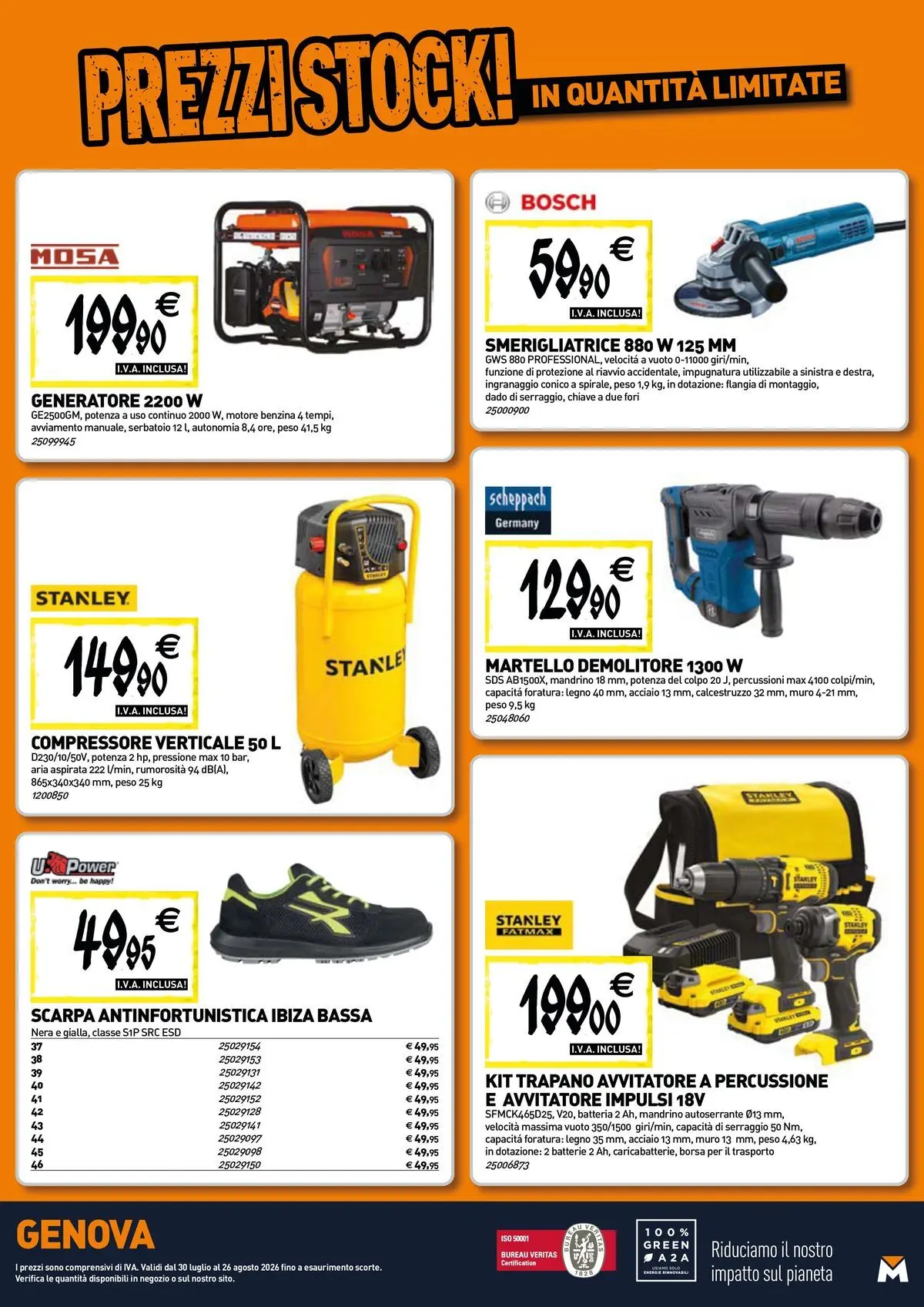 Nuovo TECNOMAT - Straordinari prezzi stock! dal 30/07/2026 > offerte anteprima 🛍️ | Pagina: 18 | Prodotti: Avvitatore, Martello, Batteria, Batterie