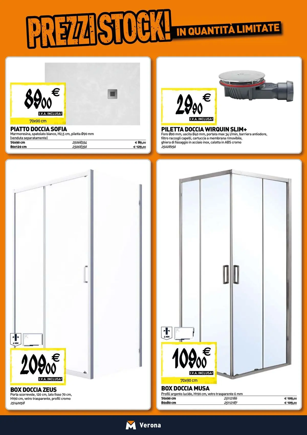 Nuovo TECNOMAT - Straordinari prezzi stock! dal 30/07/2026 > offerte anteprima 🛍️ | Pagina: 2 | Prodotti: Box doccia, Piatto, Doccia
