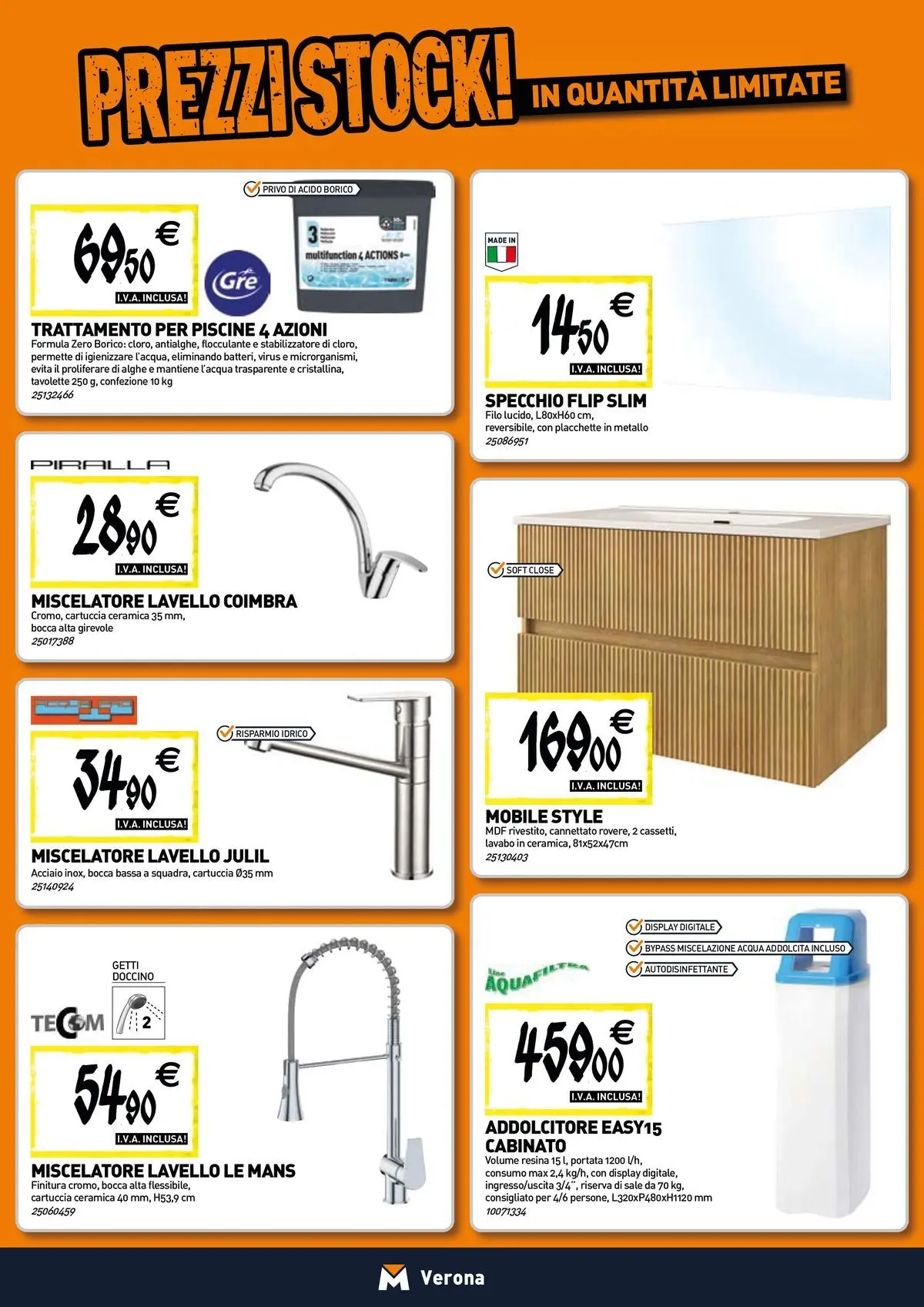 Nuovo TECNOMAT - Straordinari prezzi stock! dal 30/07/2026 > offerte anteprima 🛍️ | Pagina: 5 | Prodotti: Mobile, Acqua, Sale, Specchio