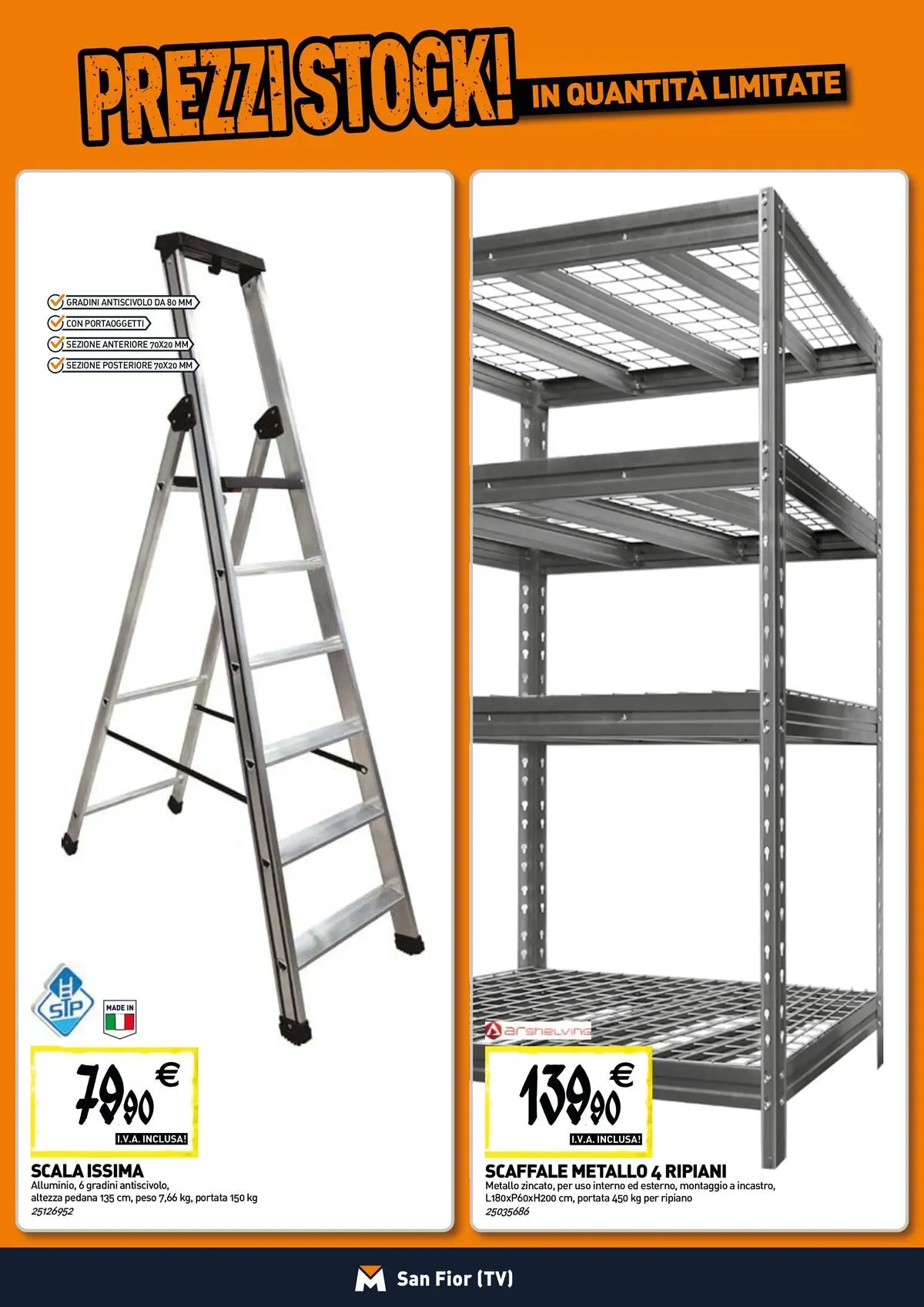 Nuovo TECNOMAT - Straordinari prezzi stock! dal 30/07/2026 > offerte anteprima 🛍️ | Pagina: 14 | Prodotti: Ripiano, TV, Scaffale, Scala