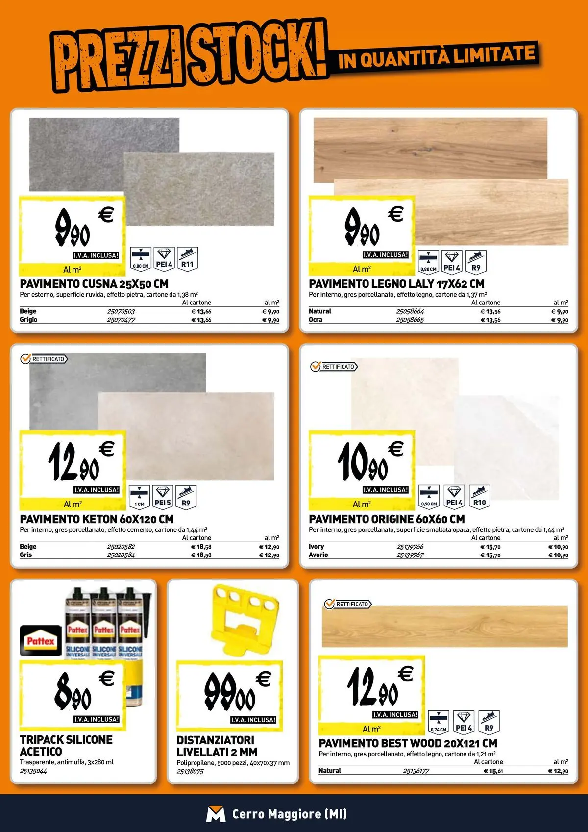 Nuovo TECNOMAT - Straordinari prezzi stock! dal 30/07/2026 > offerte anteprima 🛍️ | Pagina: 12 | Prodotti: Pavimento, Silicone
