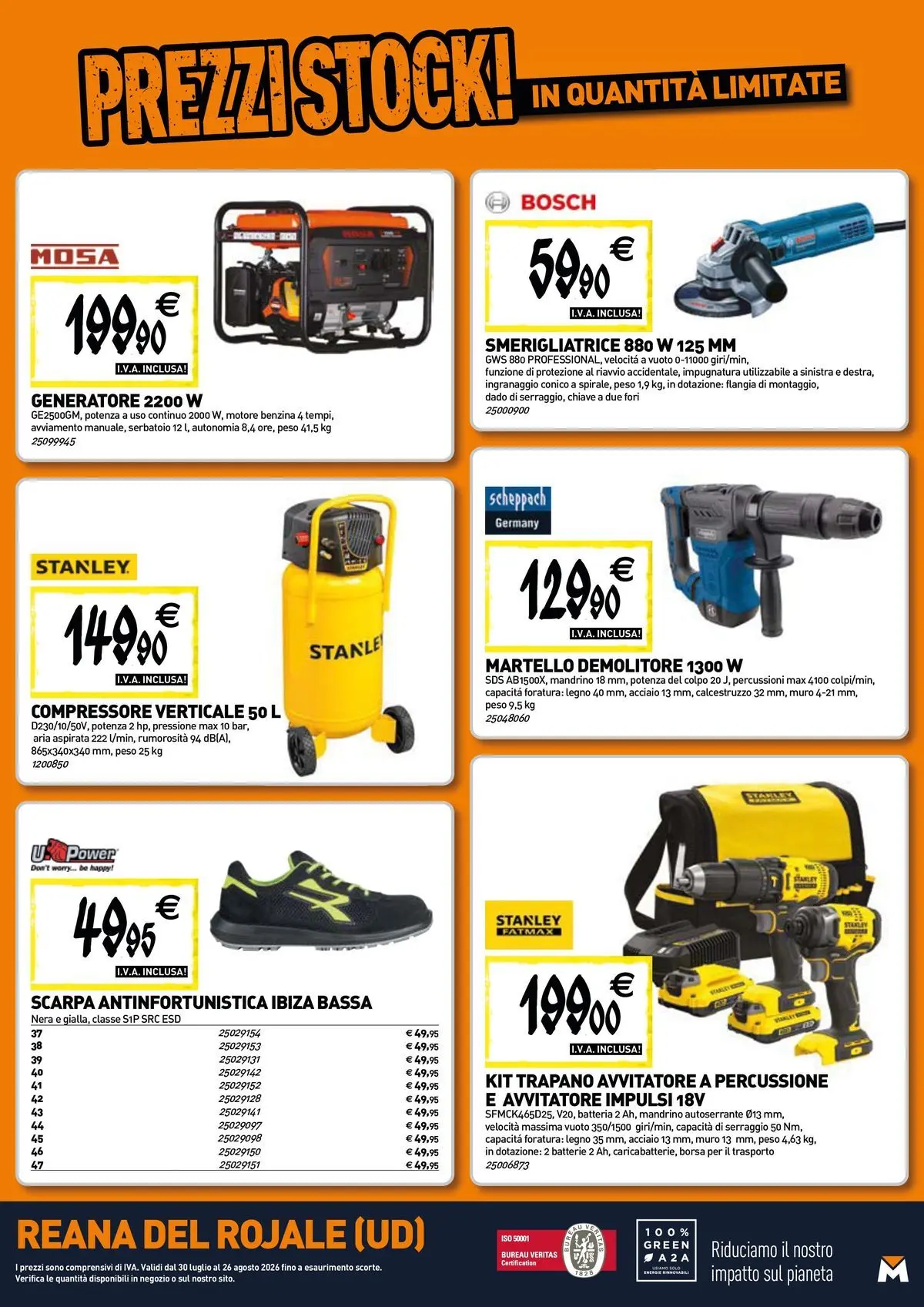 Nuovo TECNOMAT - Straordinari prezzi stock! dal 30/07/2026 > offerte anteprima 🛍️ | Pagina: 18 | Prodotti: Avvitatore, Smerigliatrice, Batteria, Batterie