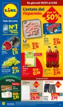 Lidl L'estate del risparmio. Fino al -50% - al 05.08.2026