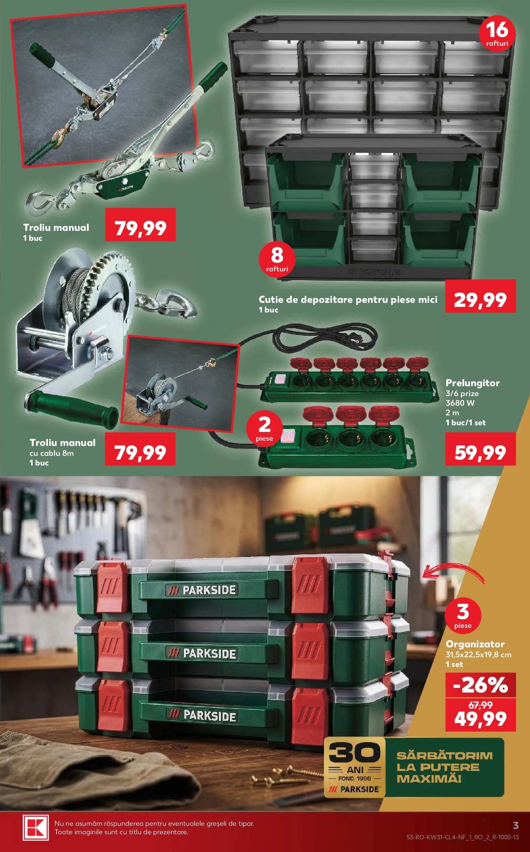 Kaufland Viseu de Sus 29.07.2026 - Revista si Oferta | Pagină: 3 | Produse: Prize, Prelungitor, Cutie, Mici
