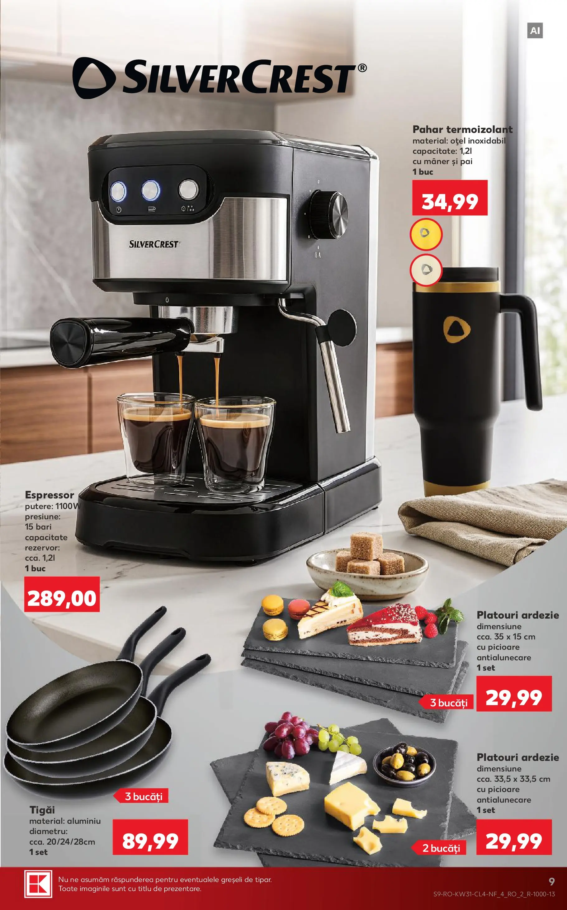 Kaufland Viseu de Sus 29.07.2026 - Revista si Oferta | Pagină: 9 | Produse: Espressor, Mâner