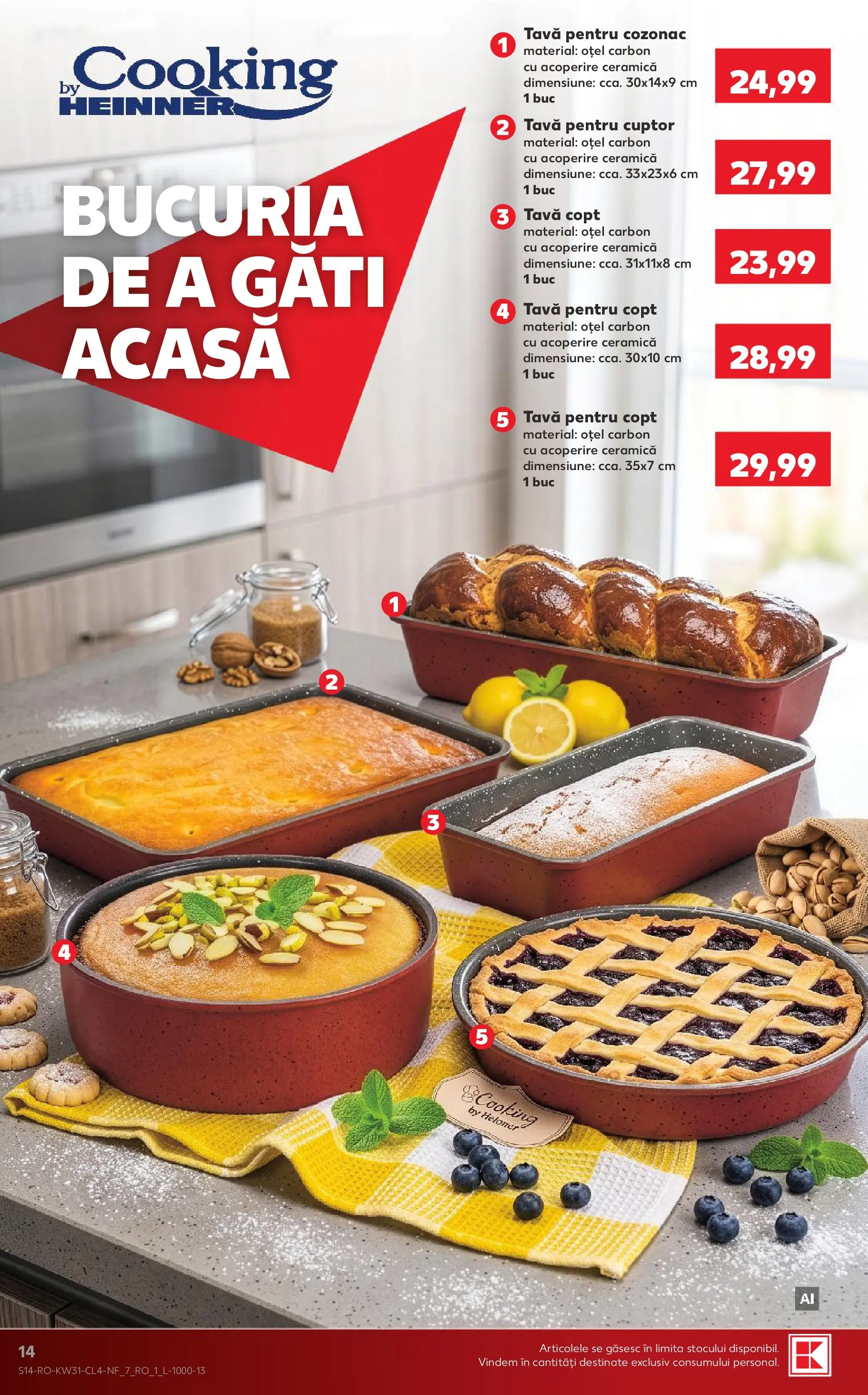 Kaufland Viseu de Sus 29.07.2026 - Revista si Oferta | Pagină: 14 | Produse: Cuptor