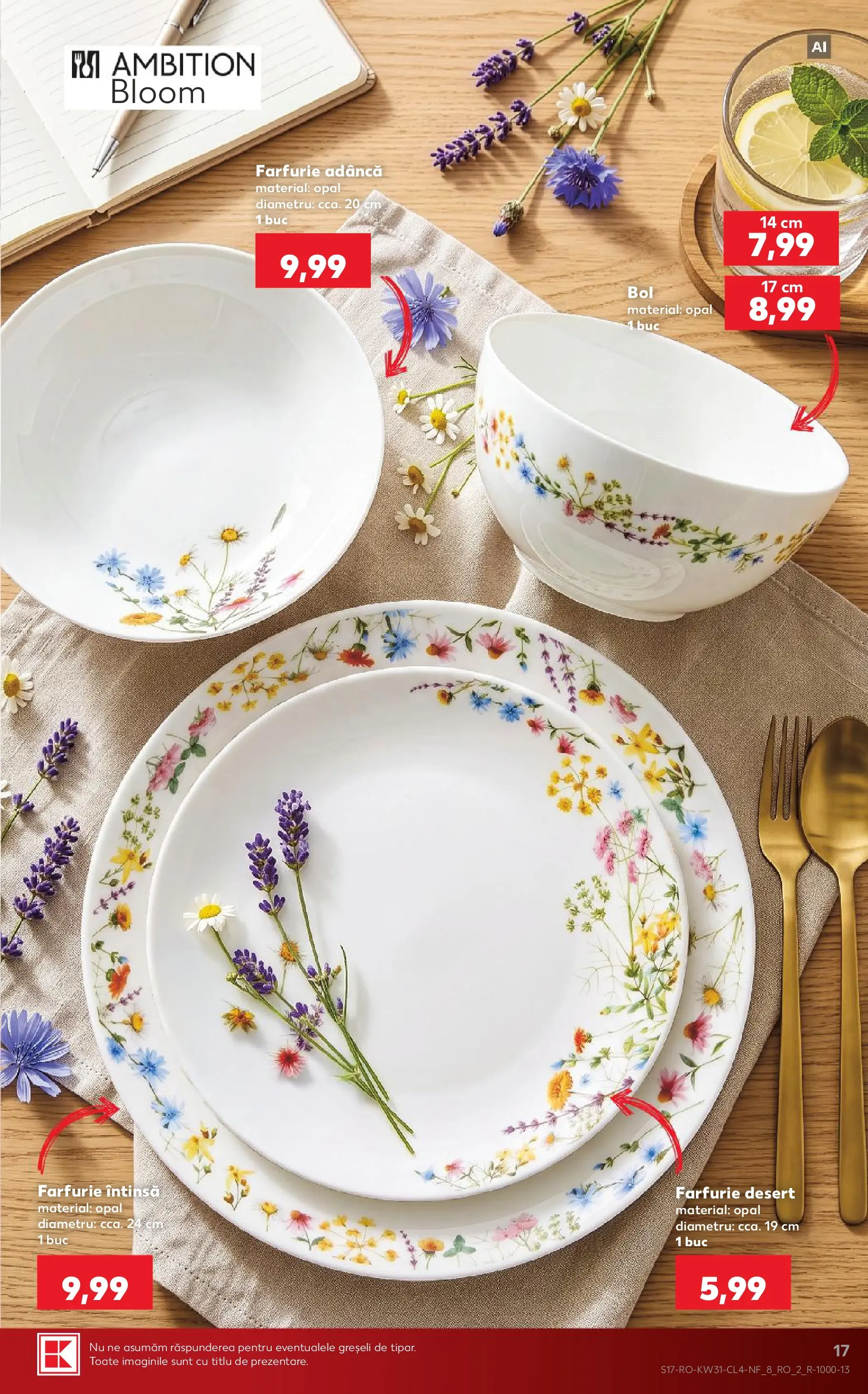 Kaufland Viseu de Sus 29.07.2026 - Revista si Oferta | Pagină: 17 | Produse: Farfurie