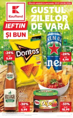 Ofertele Kaufland valabile de la 29.07.2026
