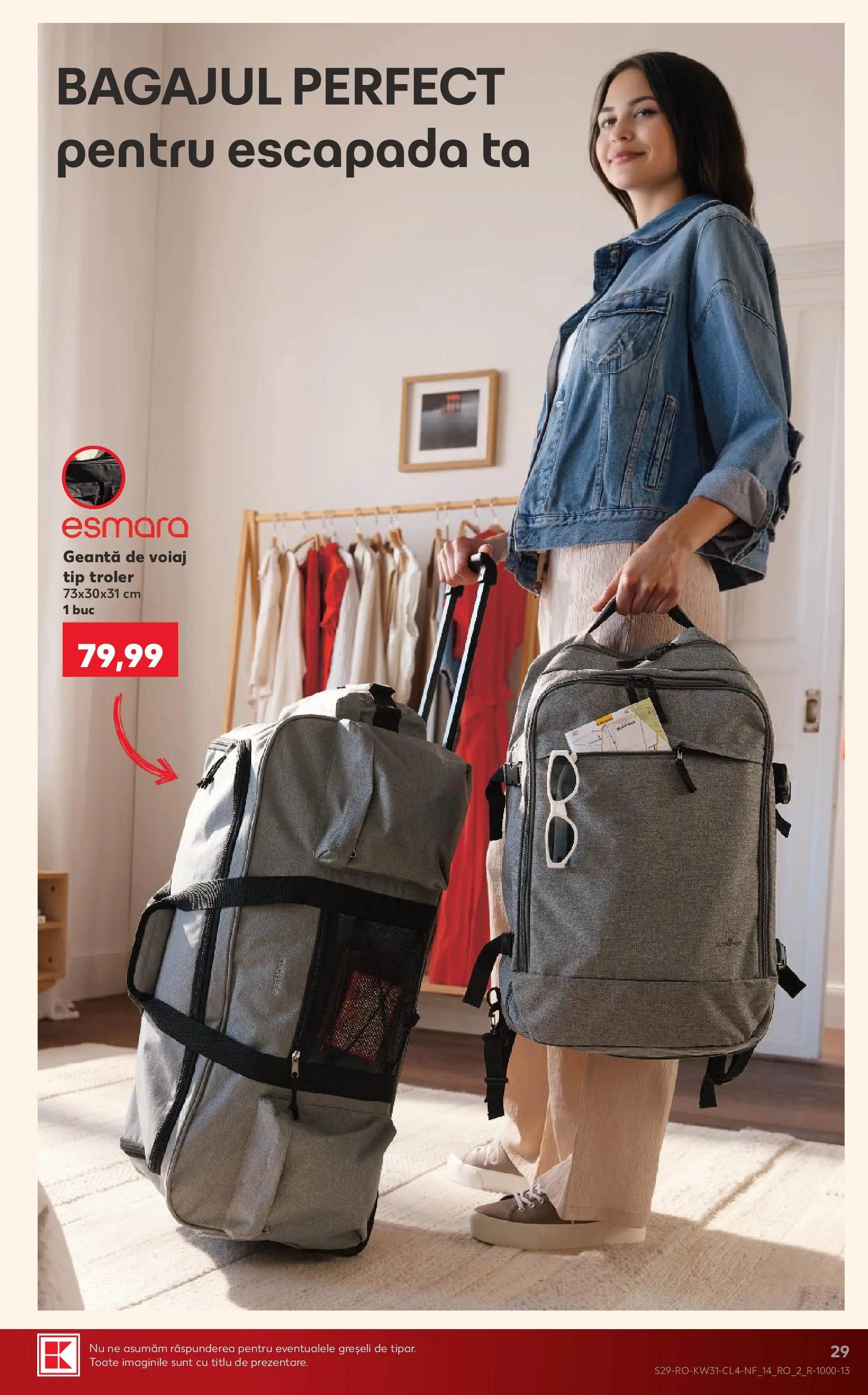 Kaufland Viseu de Sus 29.07.2026 - Revista si Oferta | Pagină: 29 | Produse: Geantă de voiaj, Geantă
