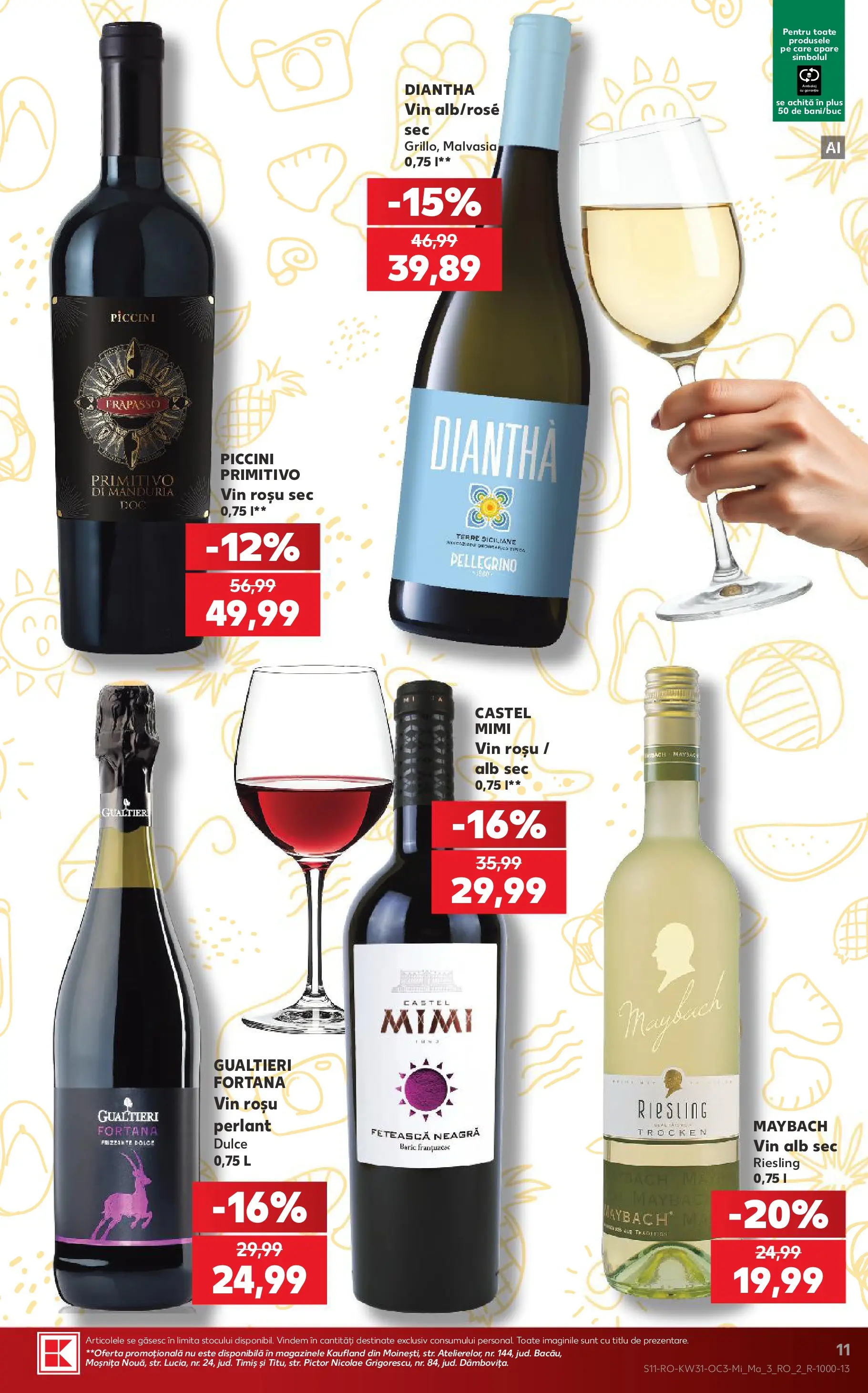 Kaufland Comarnic 29.07.2026 - Revista si Oferta | Pagină: 11 | Produse: Vin