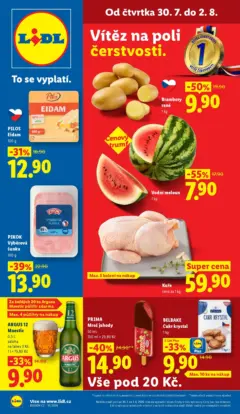Náhled letáku Lidl aktuální leták od 30.07.2026