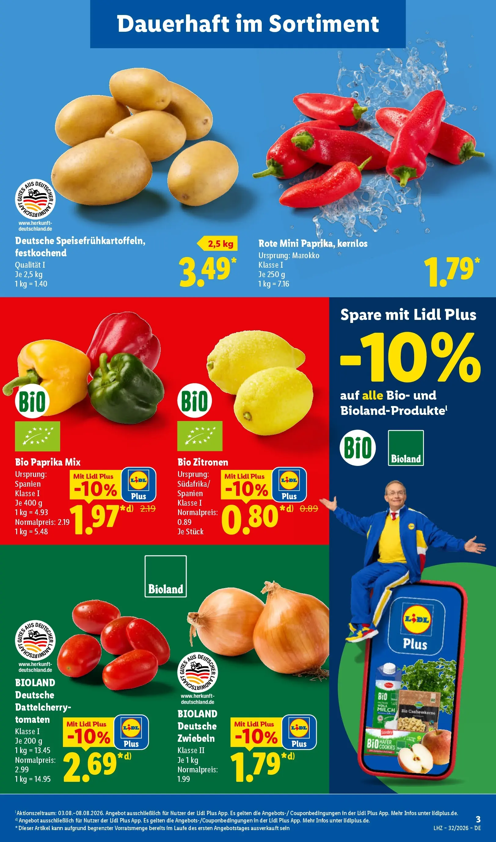 Lidl Prospekt Nordenham (ab 03.08.2026) ยป Angebote online | Seite: 3 | Produkte: Tomaten, Zwiebeln, Paprika, Zitronen Lidl Prospekt Nordenham (ab 03.08.2026) zum Blรคttern ยป Angebote | Seite: 3 | Produkte: Tomaten, Zwiebeln, Paprika, Zitronen