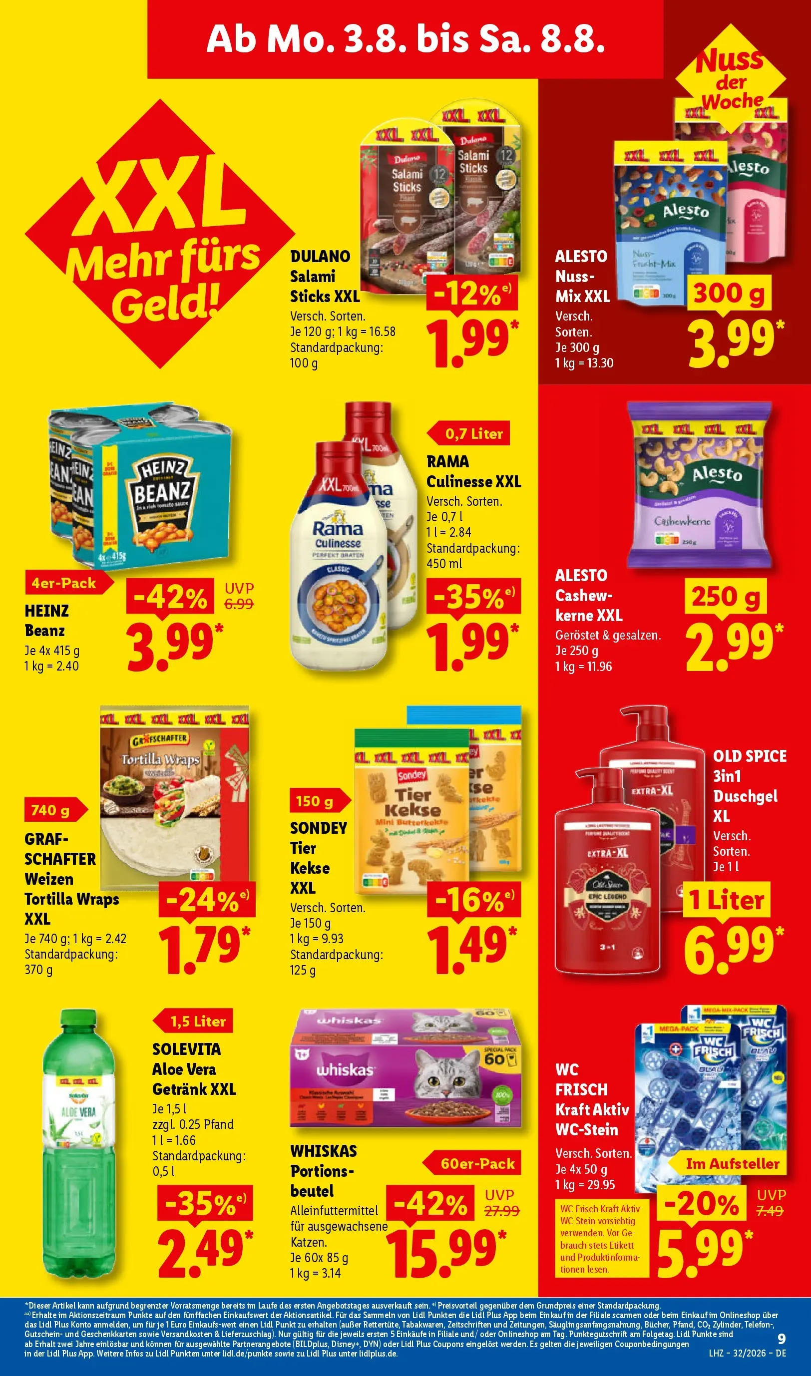 Lidl Prospekt Nordenham (ab 03.08.2026) ยป Angebote online | Seite: 17 | Produkte: Duschgel, Wc frisch, Kekse, Whiskas Lidl Prospekt Nordenham (ab 03.08.2026) zum Blรคttern ยป Angebote | Seite: 17 | Produkte: Duschgel, Wc frisch, Kekse, Whiskas