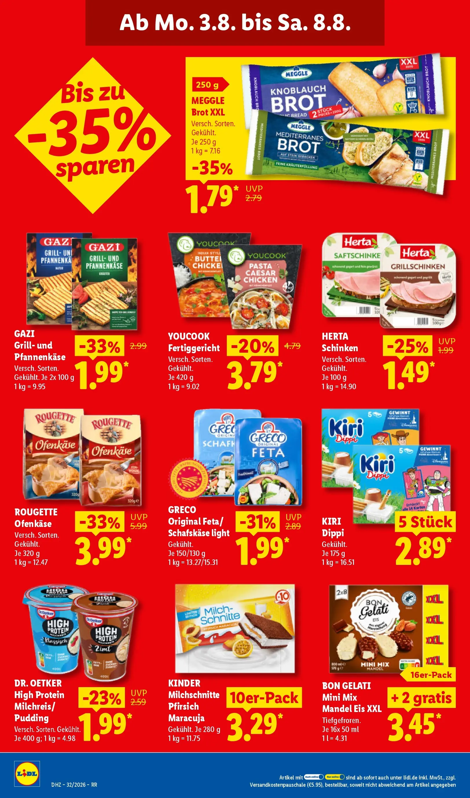 Lidl Prospekt Zülpich (ab 03.08.2026) » Angebote online | Seite: 18 | Produkte: Knoblauch, Pasta, Brot, Schafskase Lidl Prospekt Zülpich (ab 03.08.2026) zum Blättern » Angebote | Seite: 18 | Produkte: Knoblauch, Pasta, Brot, Schafskase