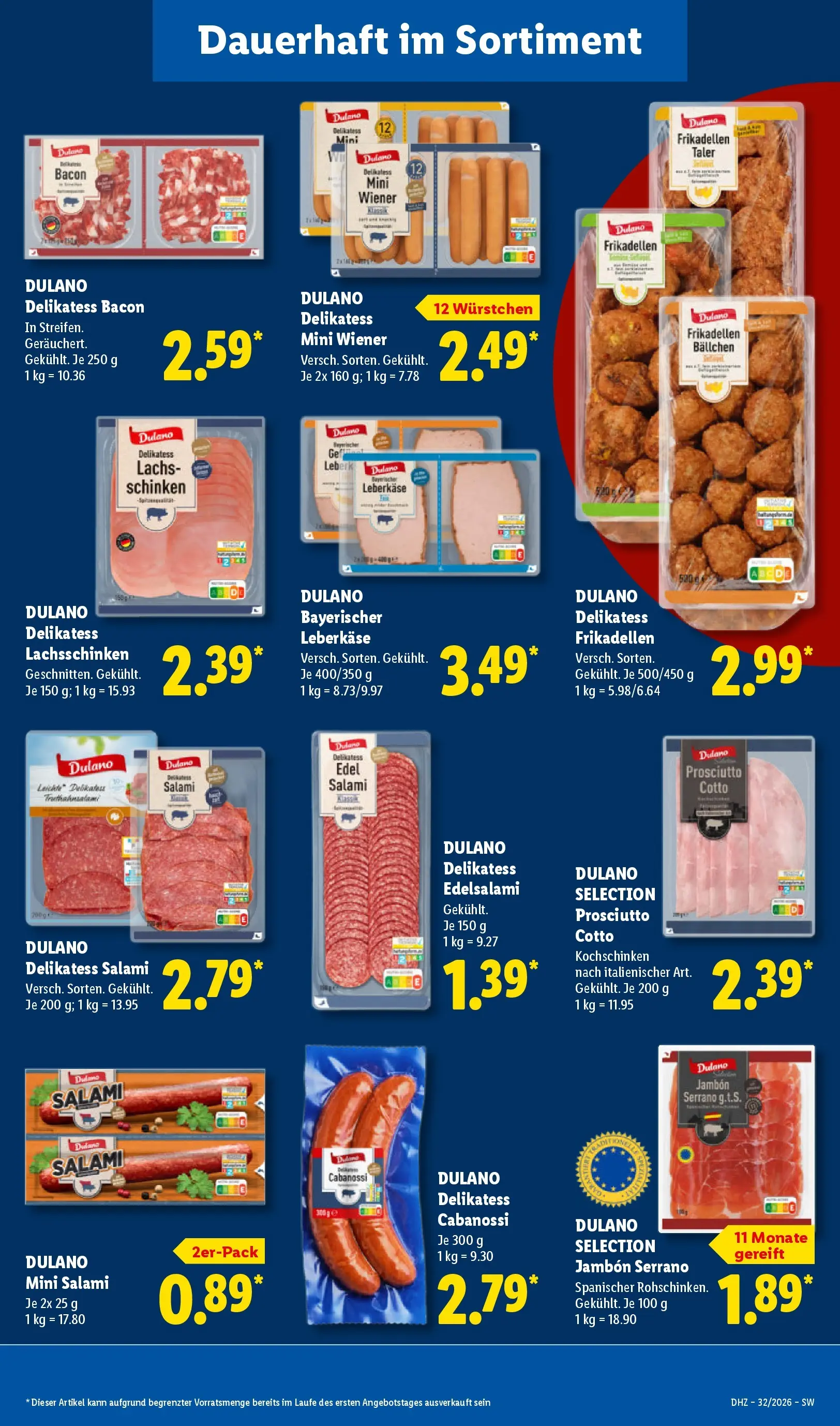 Lidl Prospekt Ilvesheim (ab 03.08.2026) ยป Angebote online | Seite: 25 | Produkte: Lachs, Salami, Schinken, Leberkase Lidl Prospekt Ilvesheim (ab 03.08.2026) zum Blรคttern ยป Angebote | Seite: 25 | Produkte: Lachs, Salami, Schinken, Leberkase