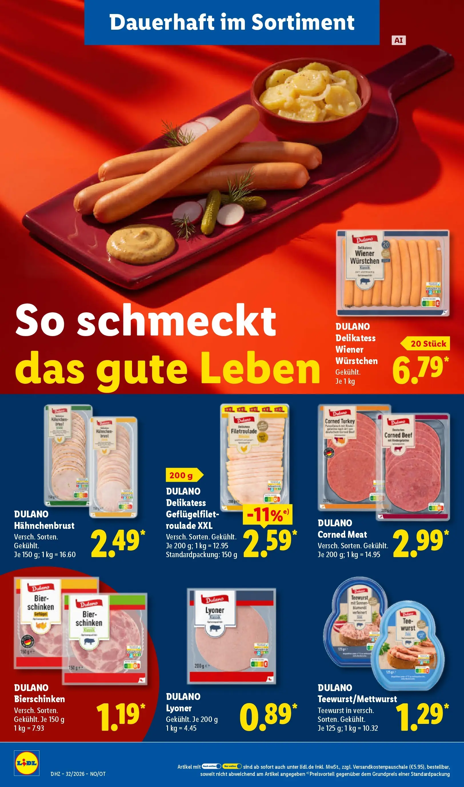 Lidl Prospekt Nordenham (ab 03.08.2026) ยป Angebote online | Seite: 24 | Produkte: Hahnchen, Bier, Wurst, Tee Lidl Prospekt Nordenham (ab 03.08.2026) zum Blรคttern ยป Angebote | Seite: 24 | Produkte: Hahnchen, Bier, Wurst, Tee