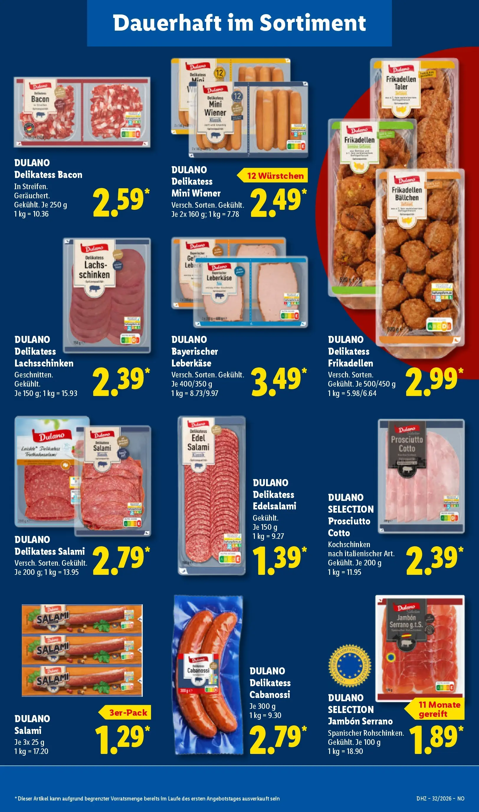 Lidl Prospekt Nordenham (ab 03.08.2026) ยป Angebote online | Seite: 25 | Produkte: Lachs, Salami, Schinken, Leberkase Lidl Prospekt Nordenham (ab 03.08.2026) zum Blรคttern ยป Angebote | Seite: 25 | Produkte: Lachs, Salami, Schinken, Leberkase