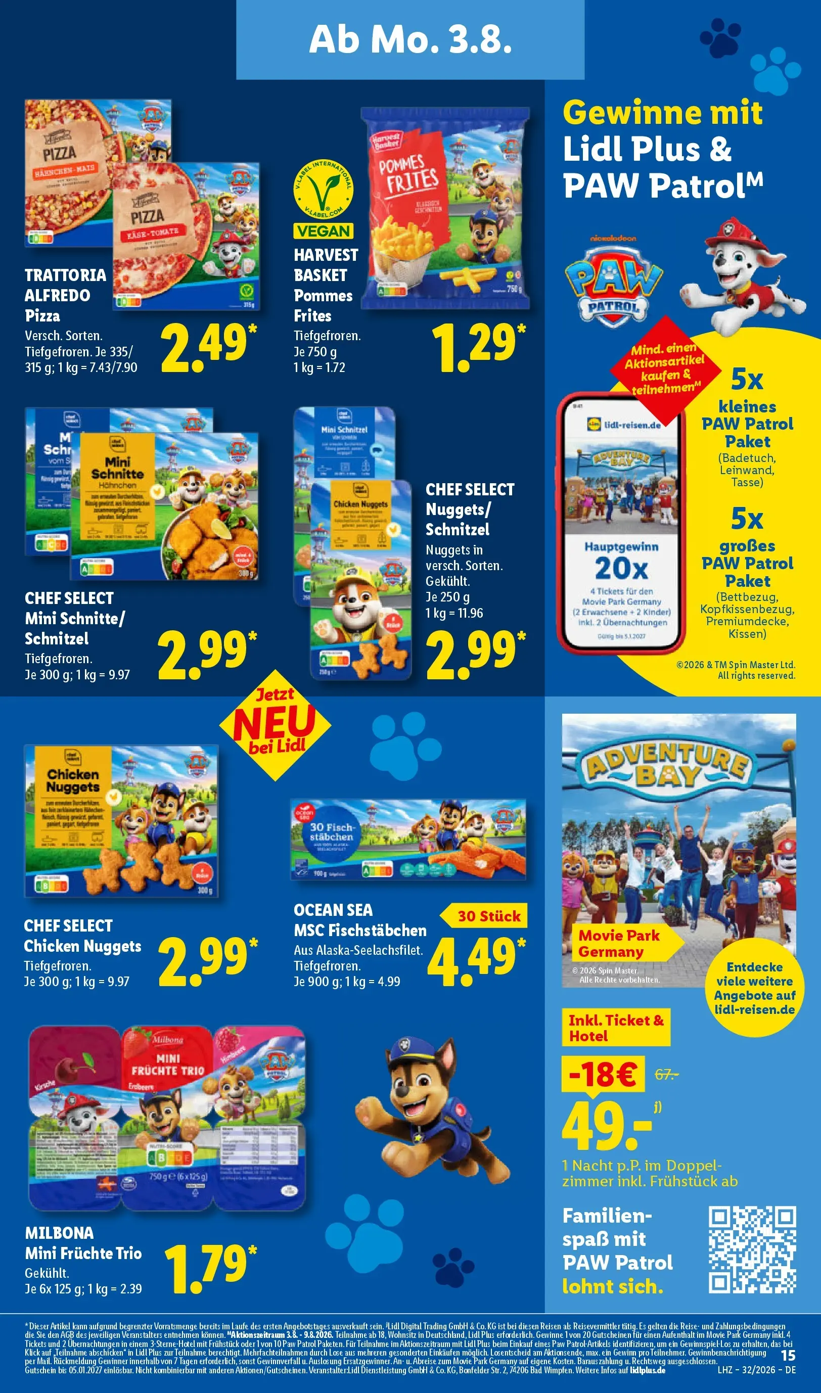 Lidl Prospekt Nordenham (ab 03.08.2026) ยป Angebote online | Seite: 31 | Produkte: Hahnchen, Pommes frites, Schnitzel, Pizza Lidl Prospekt Nordenham (ab 03.08.2026) zum Blรคttern ยป Angebote | Seite: 31 | Produkte: Hahnchen, Pommes frites, Schnitzel, Pizza