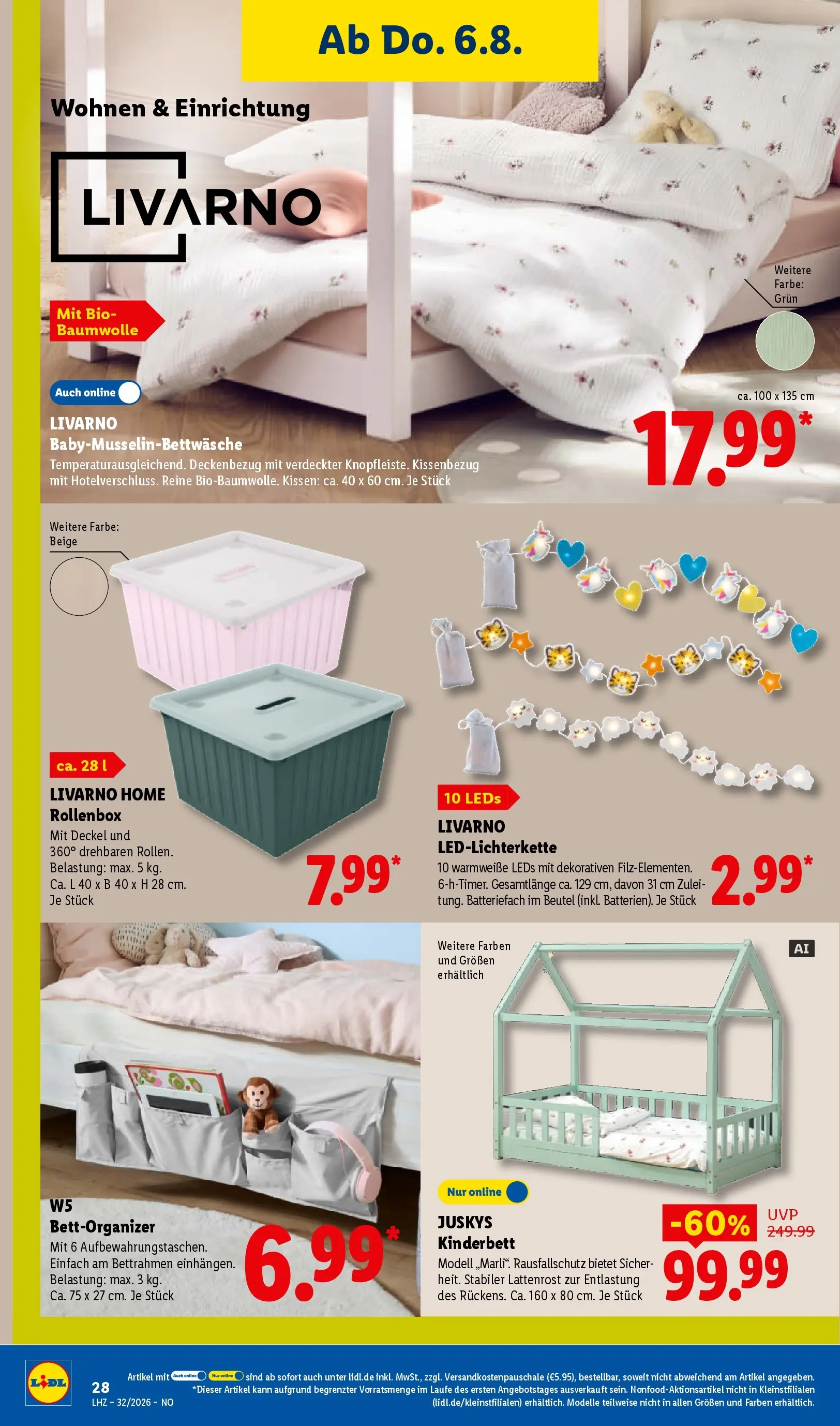 Lidl Prospekt Nordenham (ab 03.08.2026) ยป Angebote online | Seite: 46 | Produkte: Kissen, Lattenrost, String, Box Lidl Prospekt Nordenham (ab 03.08.2026) zum Blรคttern ยป Angebote | Seite: 46 | Produkte: Kissen, Lattenrost, String, Box