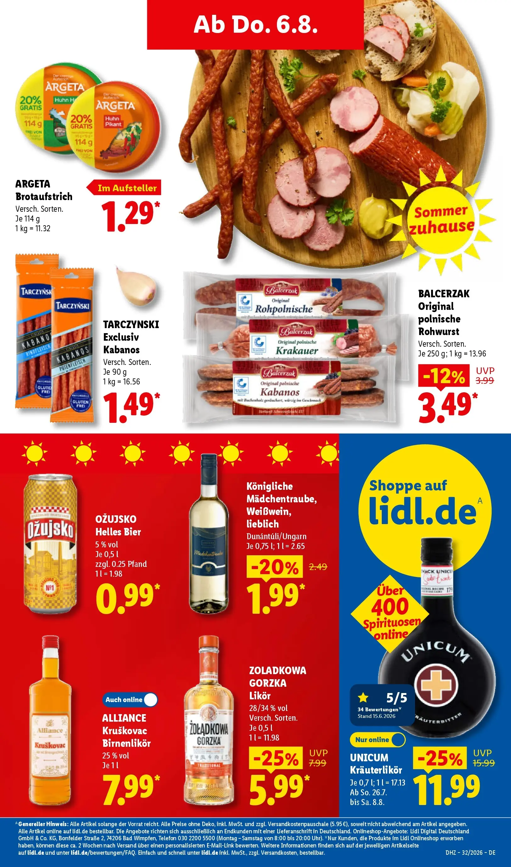 Lidl Prospekt Nordenham (ab 03.08.2026) ยป Angebote online | Seite: 53 | Produkte: Bier, Likรถr, Bad, Telefon Lidl Prospekt Nordenham (ab 03.08.2026) zum Blรคttern ยป Angebote | Seite: 53 | Produkte: Bier, Likรถr, Bad, Telefon