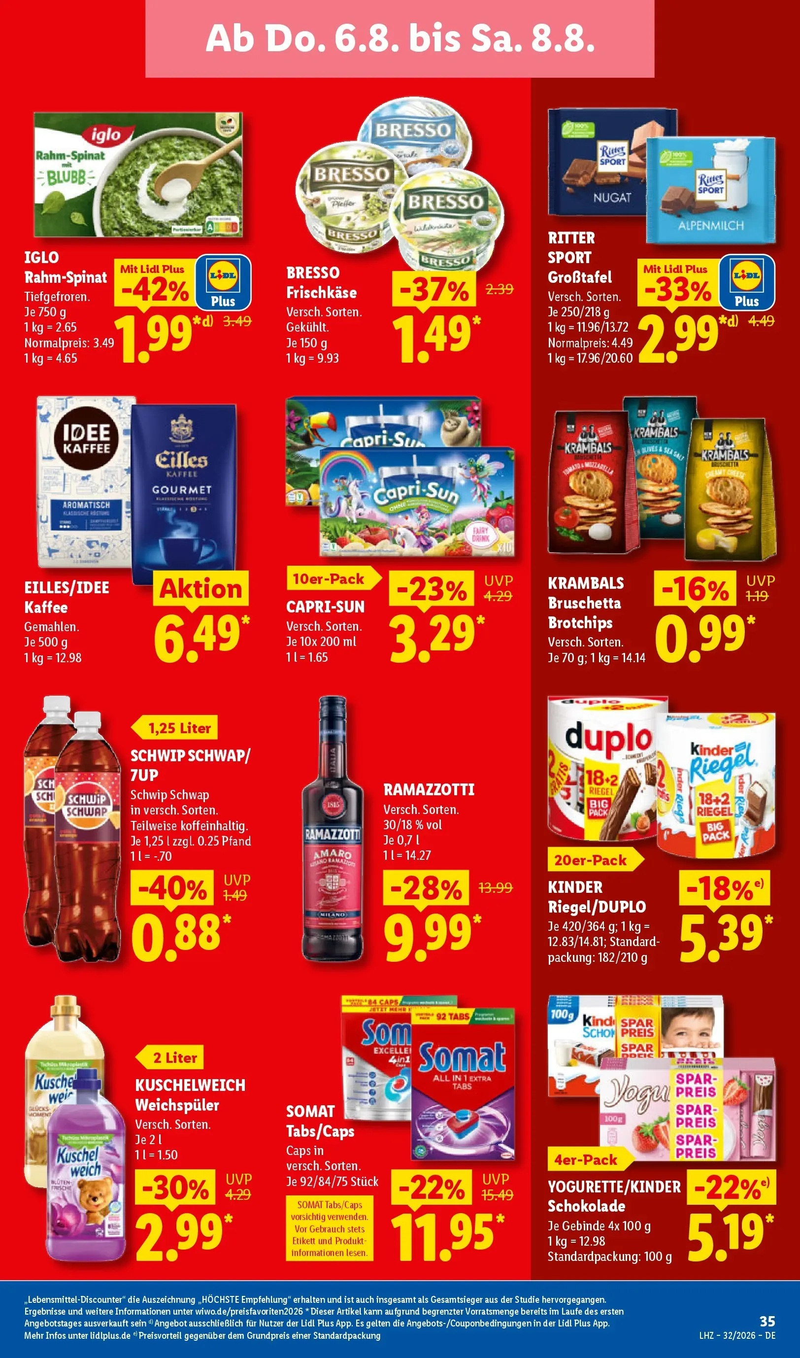 Lidl Prospekt Nordenham (ab 03.08.2026) ยป Angebote online | Seite: 61 | Produkte: Ritter sport, Kuschelweich, Weichspรผler, Ramazzotti Lidl Prospekt Nordenham (ab 03.08.2026) zum Blรคttern ยป Angebote | Seite: 61 | Produkte: Ritter sport, Kuschelweich, Weichspรผler, Ramazzotti