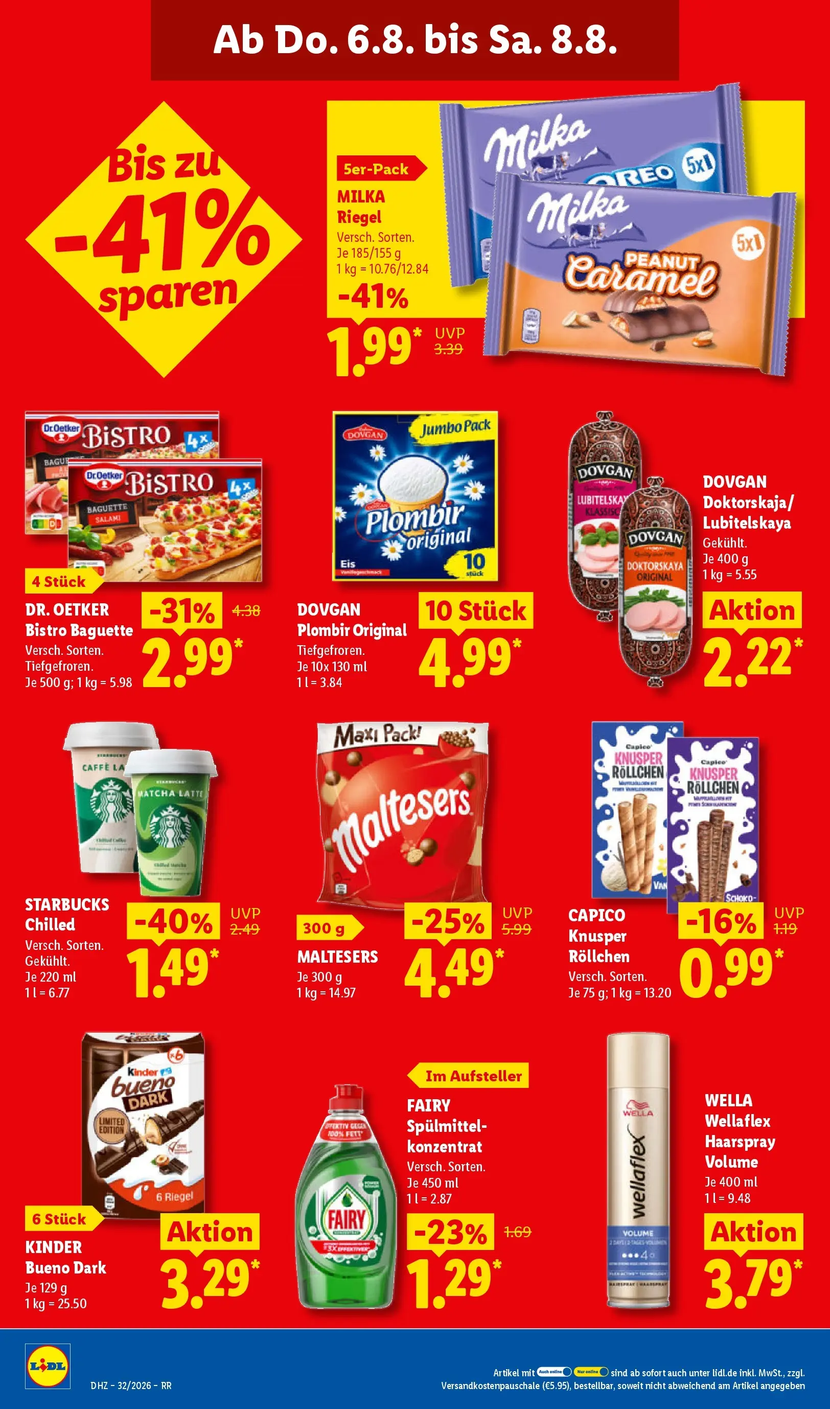 Lidl Prospekt Zülpich (ab 03.08.2026) » Angebote online | Seite: 62 | Produkte: Starbucks, Baguette, Haarspray, Salami Lidl Prospekt Zülpich (ab 03.08.2026) zum Blättern » Angebote | Seite: 62 | Produkte: Starbucks, Baguette, Haarspray, Salami
