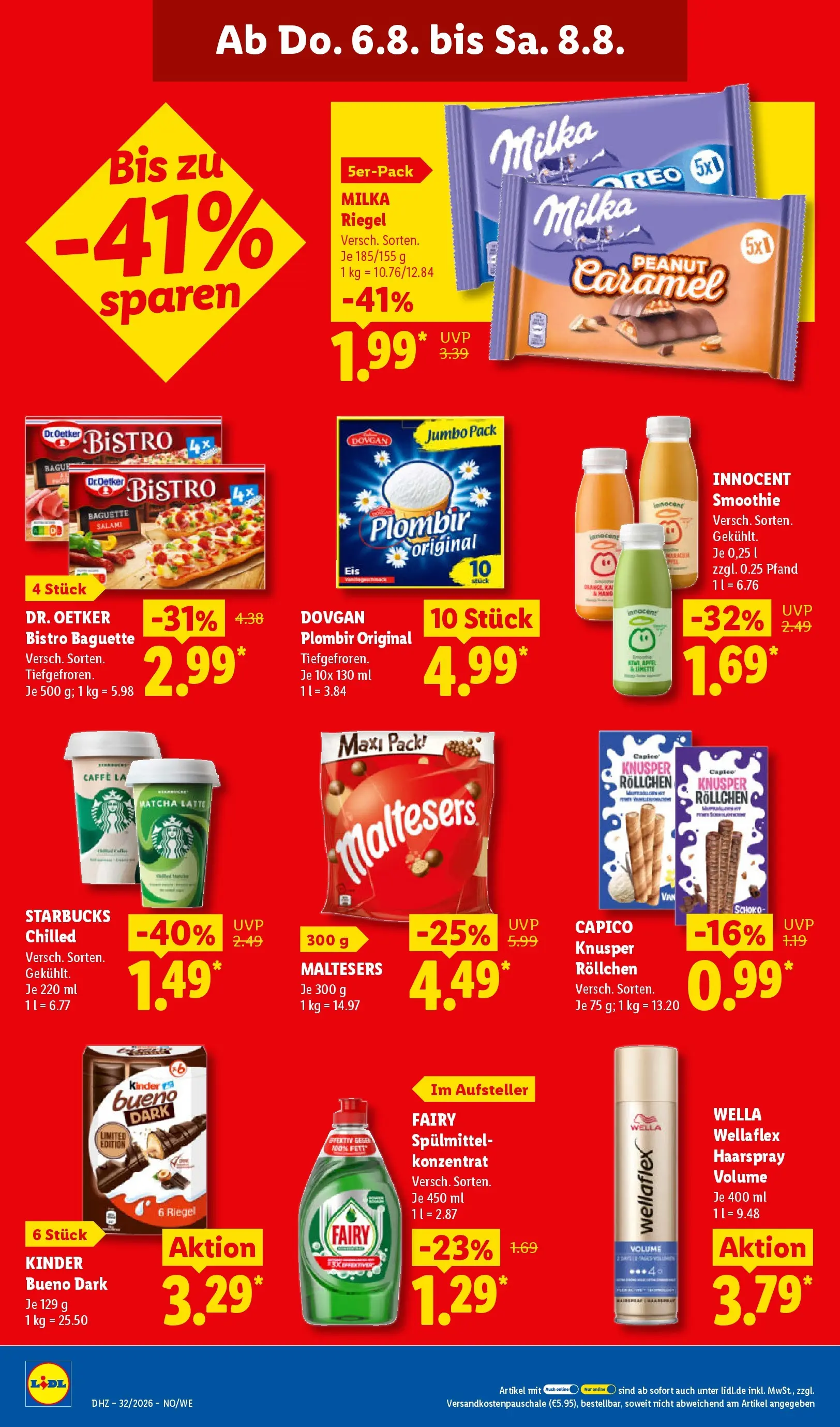 Lidl Prospekt Nordenham (ab 03.08.2026) ยป Angebote online | Seite: 62 | Produkte: Starbucks, Kinder bueno, Baguette, Haarspray Lidl Prospekt Nordenham (ab 03.08.2026) zum Blรคttern ยป Angebote | Seite: 62 | Produkte: Starbucks, Kinder bueno, Baguette, Haarspray