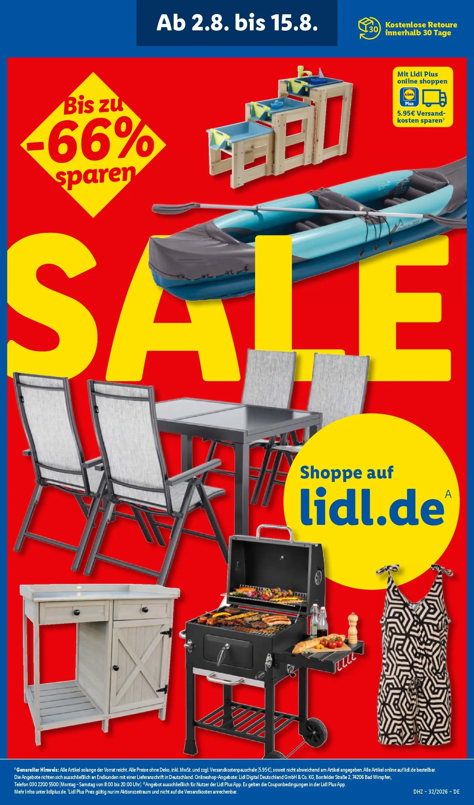 Lidl Prospekt Nordenham (ab 03.08.2026) ยป Angebote online | Seite: 65 | Produkte: Jumpsuit, Sideboard, Grill, Bad Lidl Prospekt Nordenham (ab 03.08.2026) zum Blรคttern ยป Angebote | Seite: 65 | Produkte: Jumpsuit, Sideboard, Grill, Bad