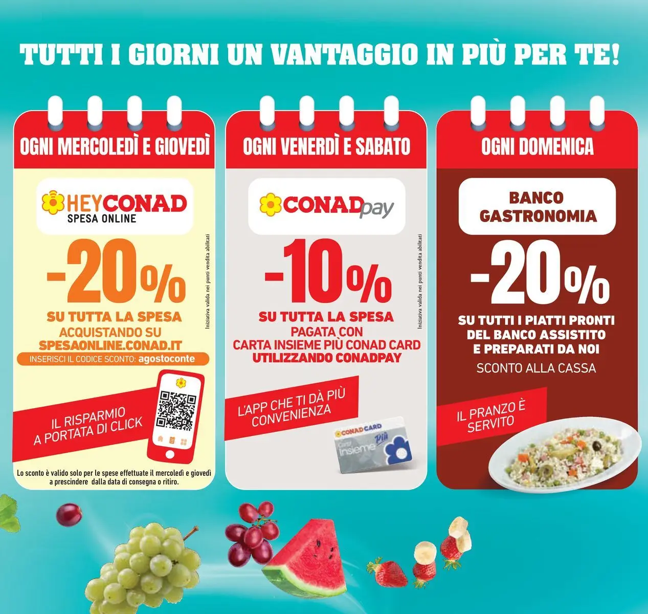 Volantino Conad dal 29/07/2026 > Anteprima | Pagina: 3 | Prodotti: Tè, Data