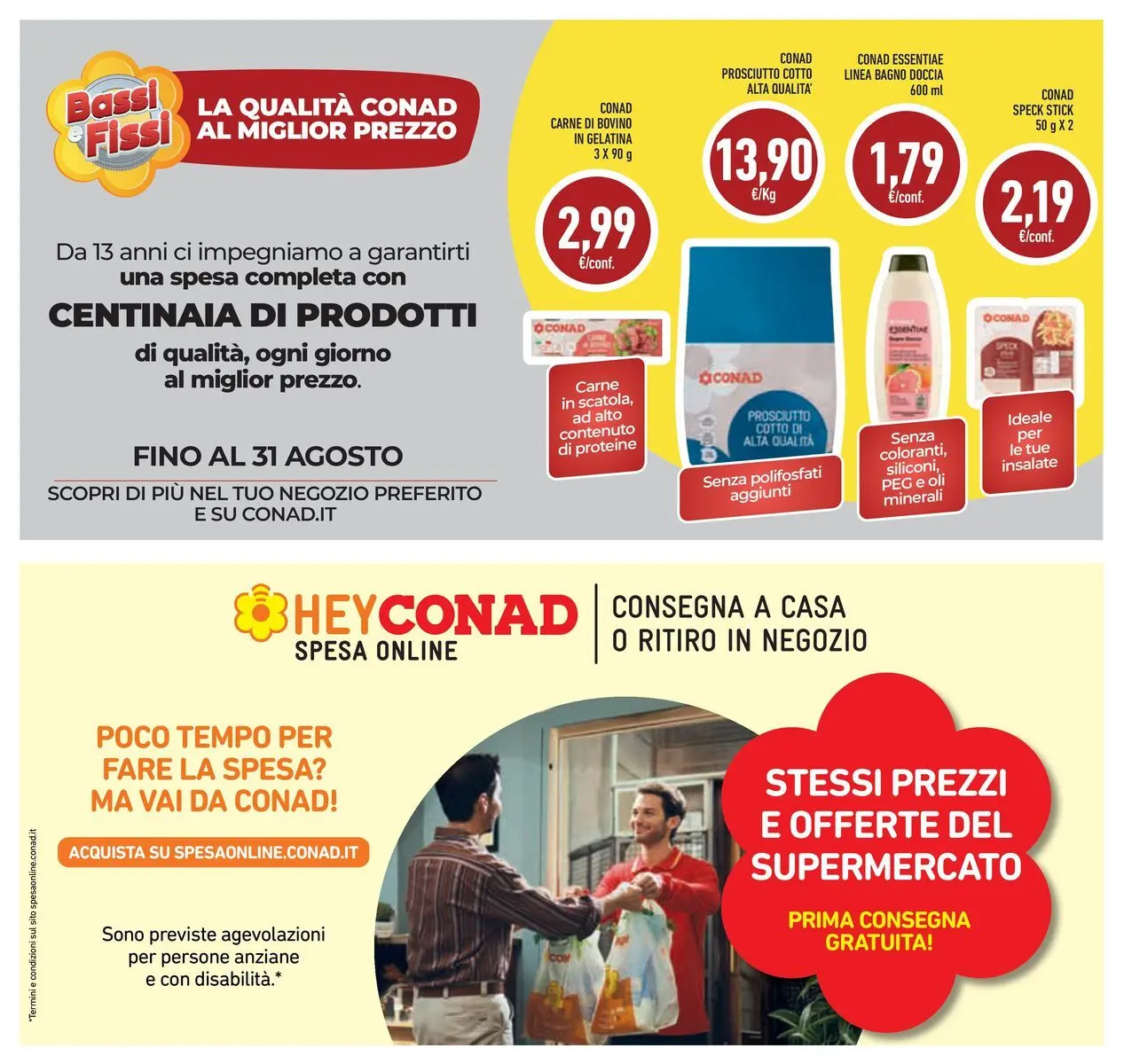 Volantino Conad dal 29/07/2026 > Anteprima | Pagina: 35 | Prodotti: Bovino, Prosciutto Cotto, Bagno, Doccia