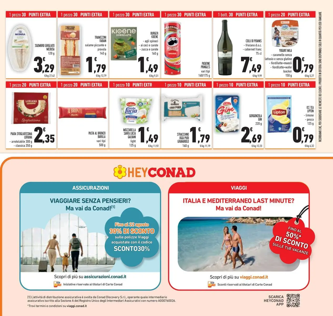 Volantino Conad dal 29/07/2026 > Anteprima | Pagina: 39 | Prodotti: Mozzarella, Carote, Zucca, Provola