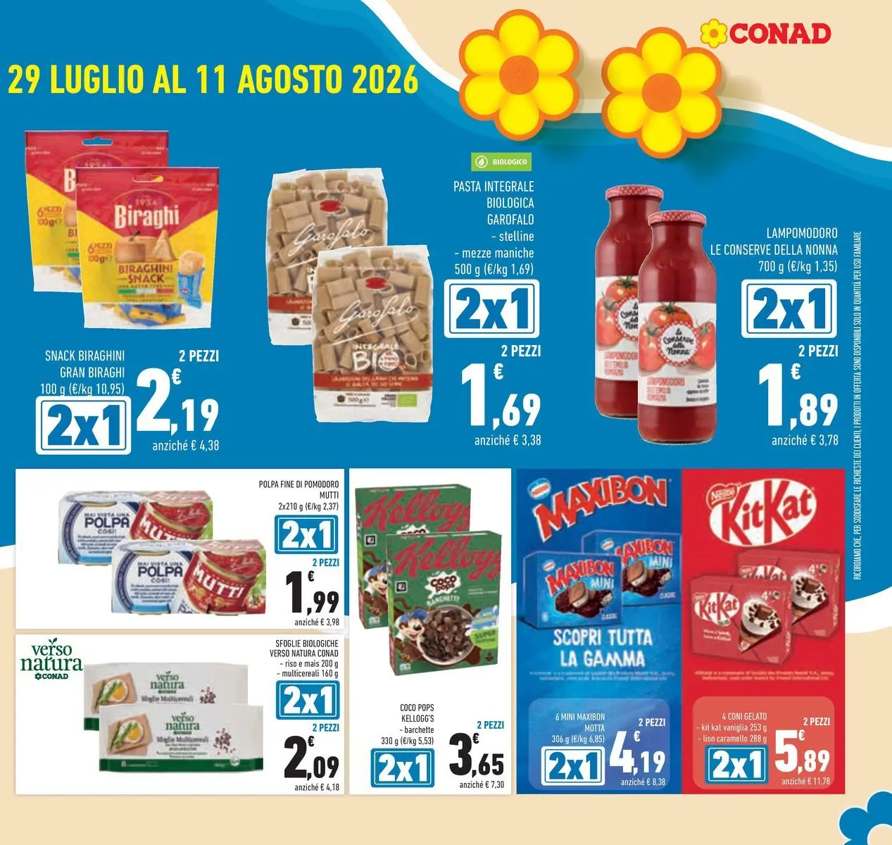 Volantino Conad dal 29/07/2026 > Anteprima | Pagina: 5 | Prodotti: Riso, Pomodoro, Mutti, Mais