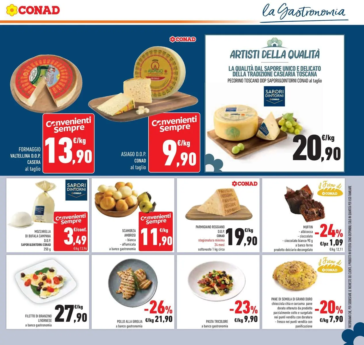Volantino Conad dal 29/07/2026 > Anteprima | Pagina: 17 | Prodotti: Pasta, Griglia, Parmigiano, Pecorino