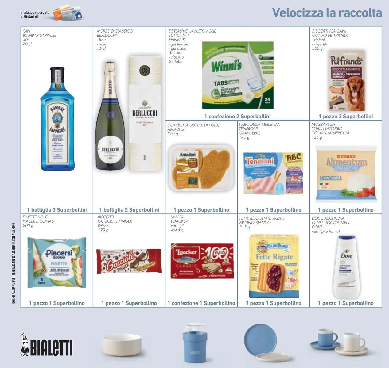 Volantino Conad dal 29/07/2026 > Anteprima | Pagina: 20 | Prodotti: Manzo, Gin, Fette biscottate, Doccia