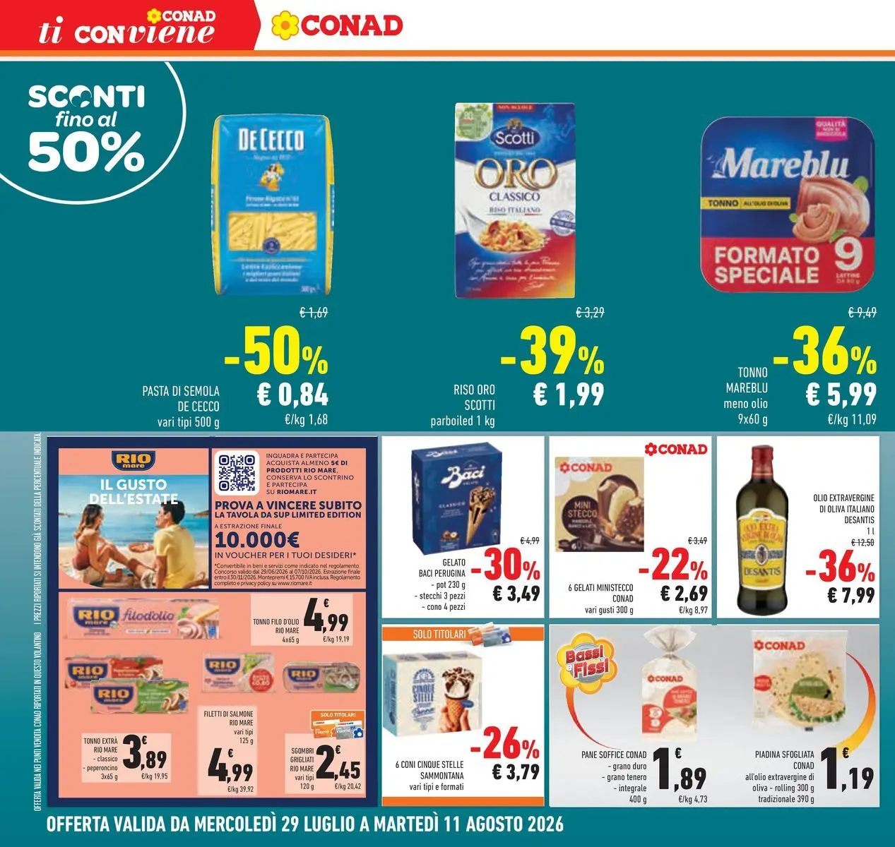 Volantino Conad dal 29/07/2026 > Anteprima | Pagina: 24 | Prodotti: Pane, Salmone, Peperoncino, Piadina