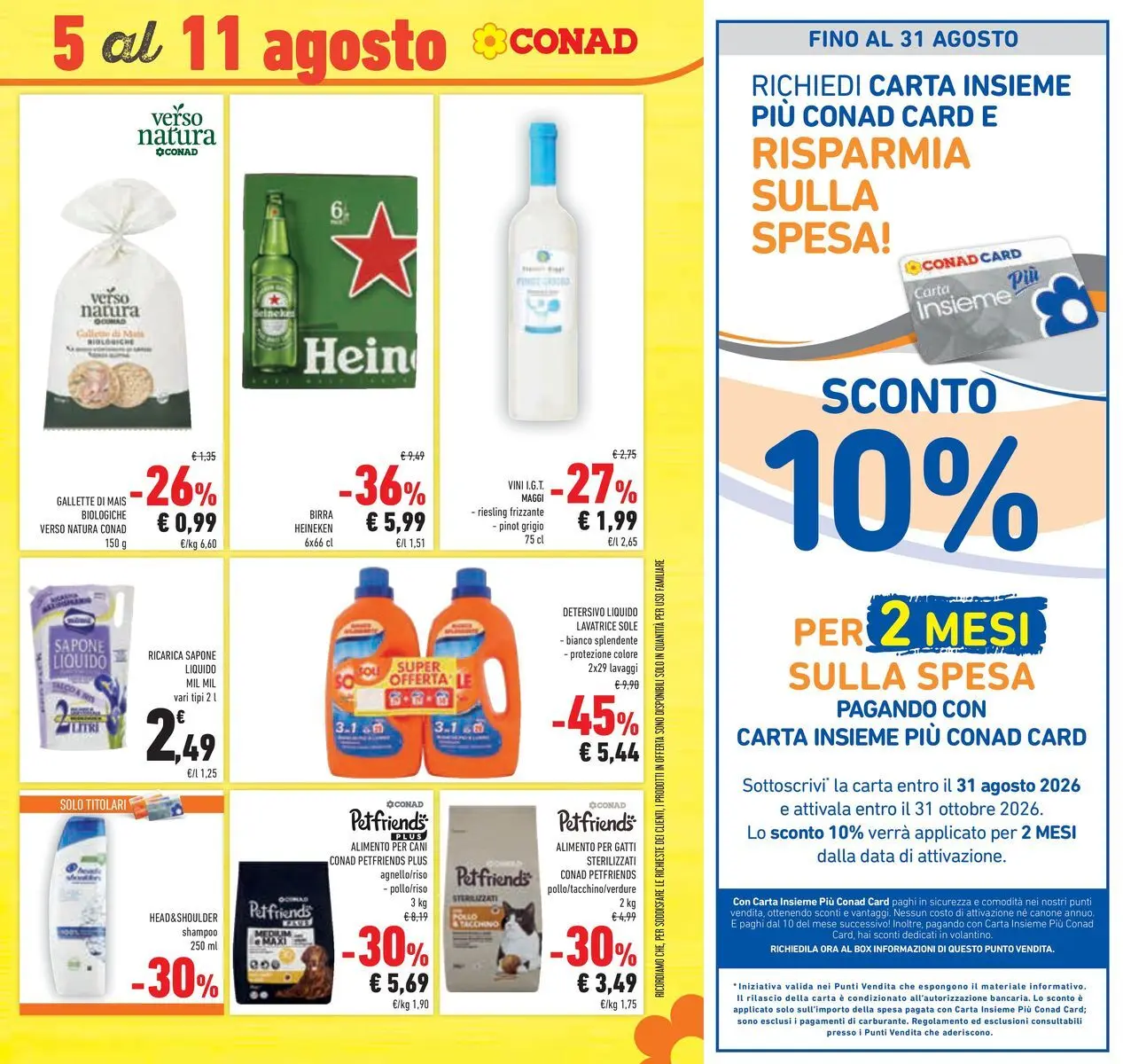 Volantino Conad dal 29/07/2026 > Anteprima | Pagina: 39 | Prodotti: Sapone, Lavatrice, Gallette, Data