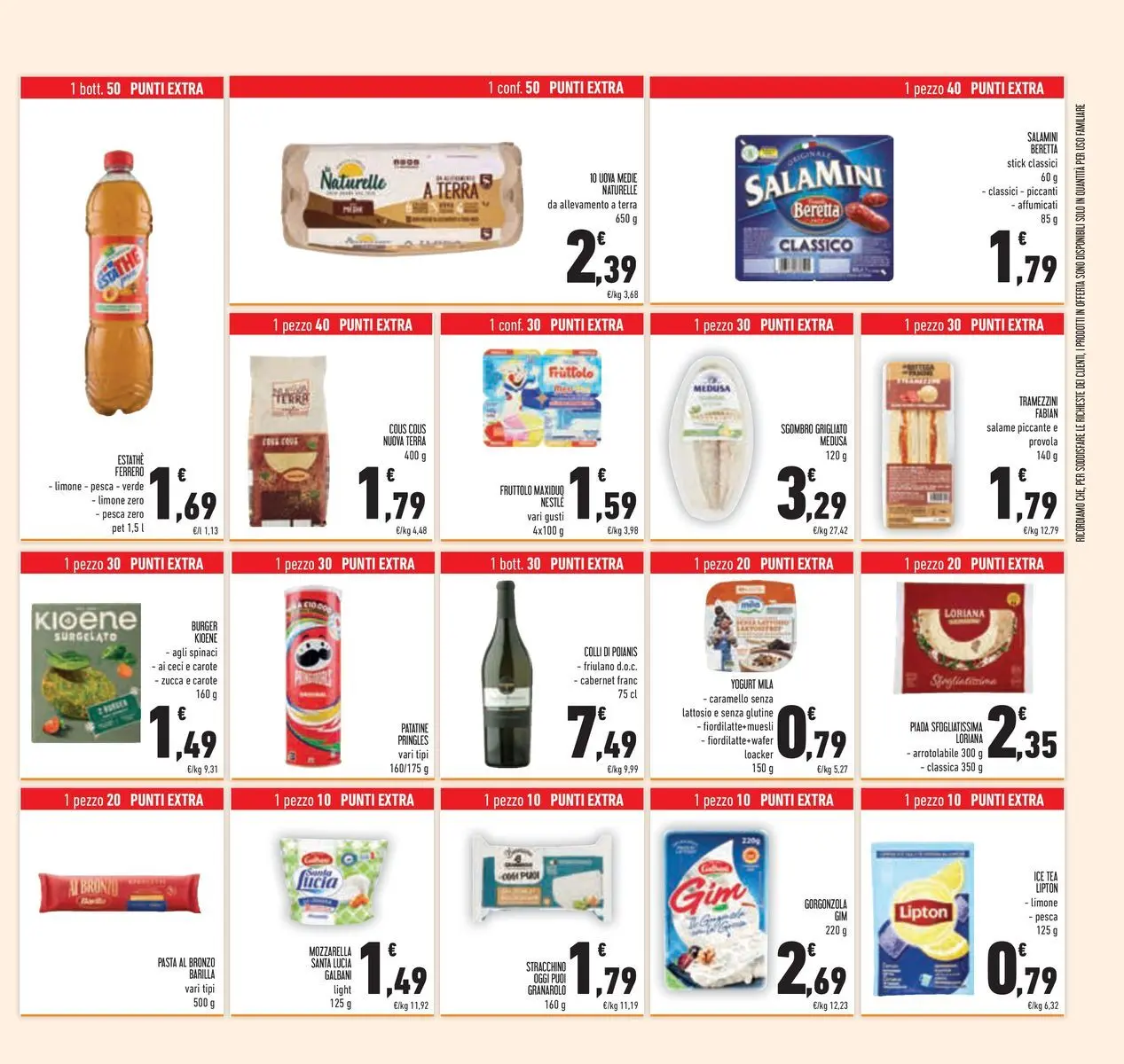 Volantino Conad dal 29/07/2026 > Anteprima | Pagina: 39 | Prodotti: Patatine, Mozzarella, Pesca, Sgombro