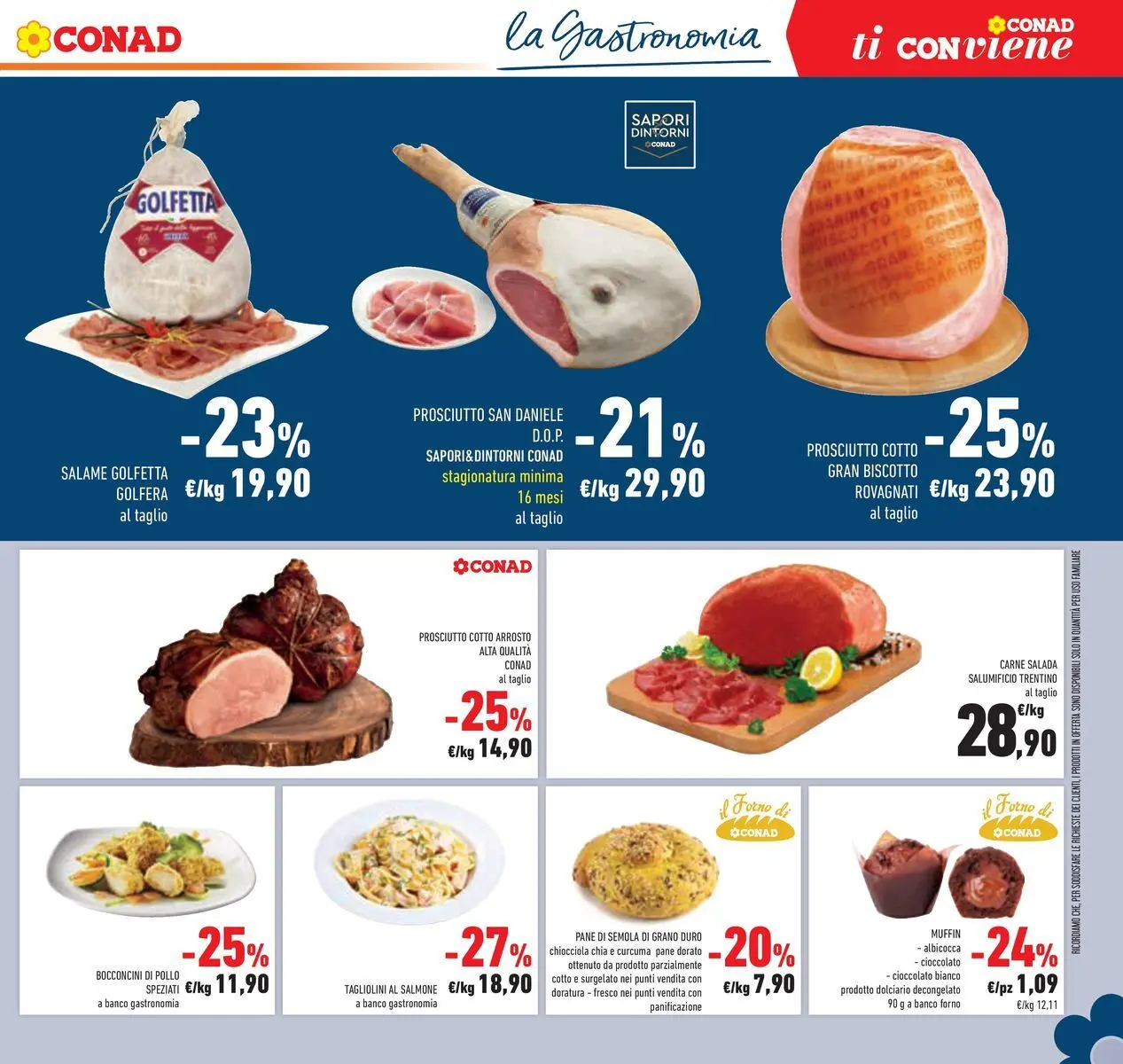 Volantino Conad dal 29/07/2026 > Anteprima | Pagina: 15 | Prodotti: Arrosto, Cioccolato, Muffin, Forno