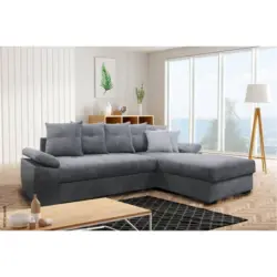 Ecksofa mit Bettfunktion und Bettkasten