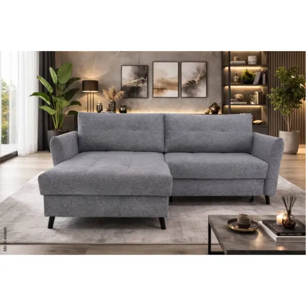 Ecksofa mit Bettfunktion und Bettkasten