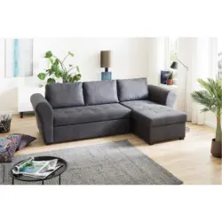 Ecksofa mit Bettfunktion und Bettkasten