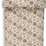 JYSK JYSK Lenjerie pat+cearșaf satin MIMMI 140x200 nisipie