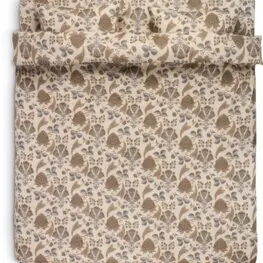JYSK Lenjerie pat+cearșaf satin MIMMI 200x220 nisipie
