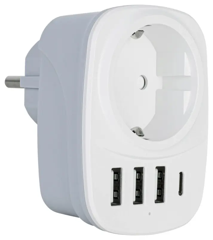 Multistecker Alro Wei&szlig; max. 2500 Watt
