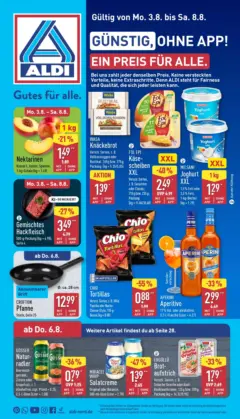 Aldi Wochenangebote ab 03.08.2026 gültig Aldi Wochenangebote ab 03.08.2026 gültig